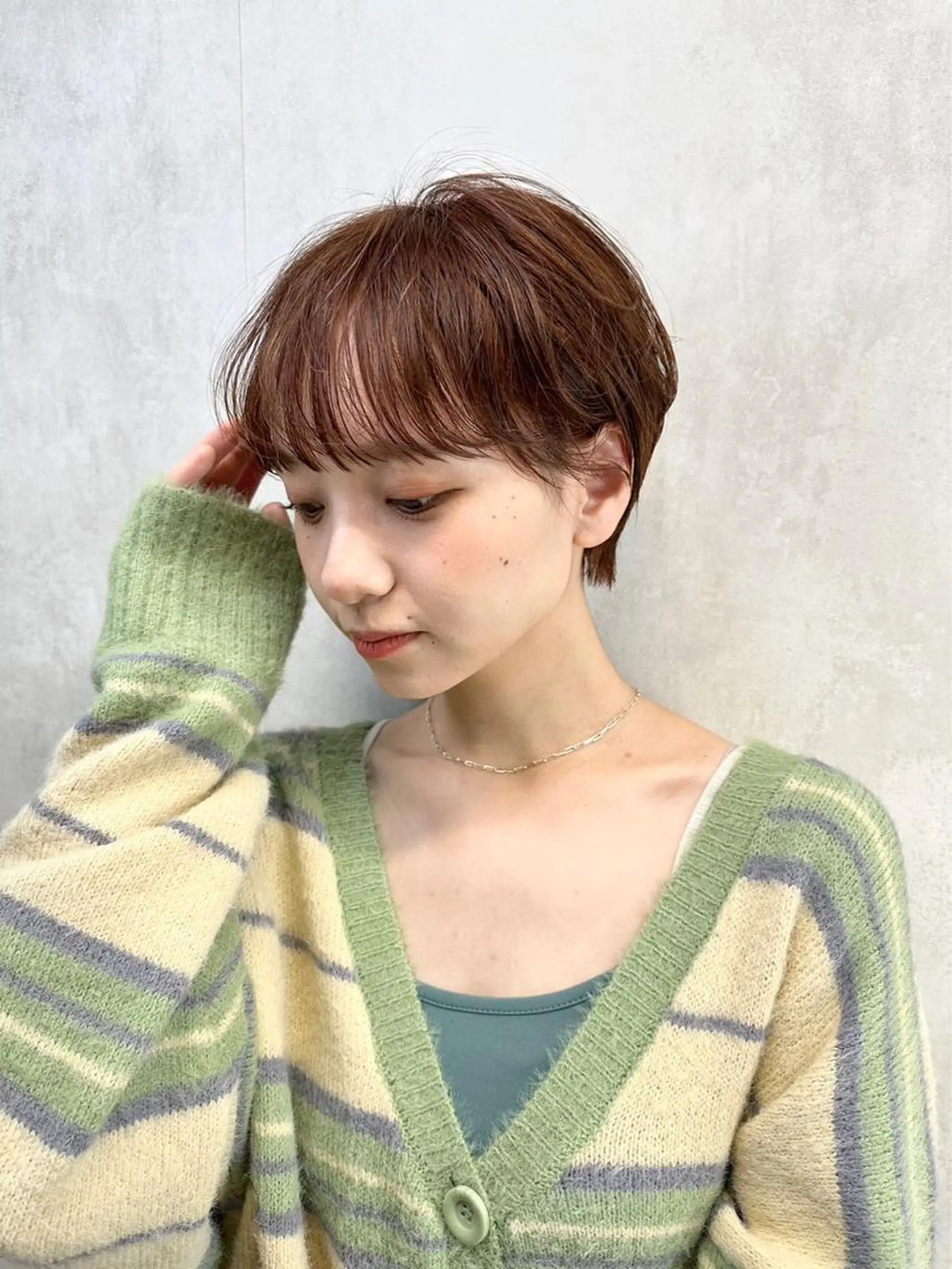 ショート カラー ヘアアレンジ カット ヘアカラー 縮毛矯正 トリートメント 🎀暖色カラー🎀 ♡yurika♡のヘアスタイル