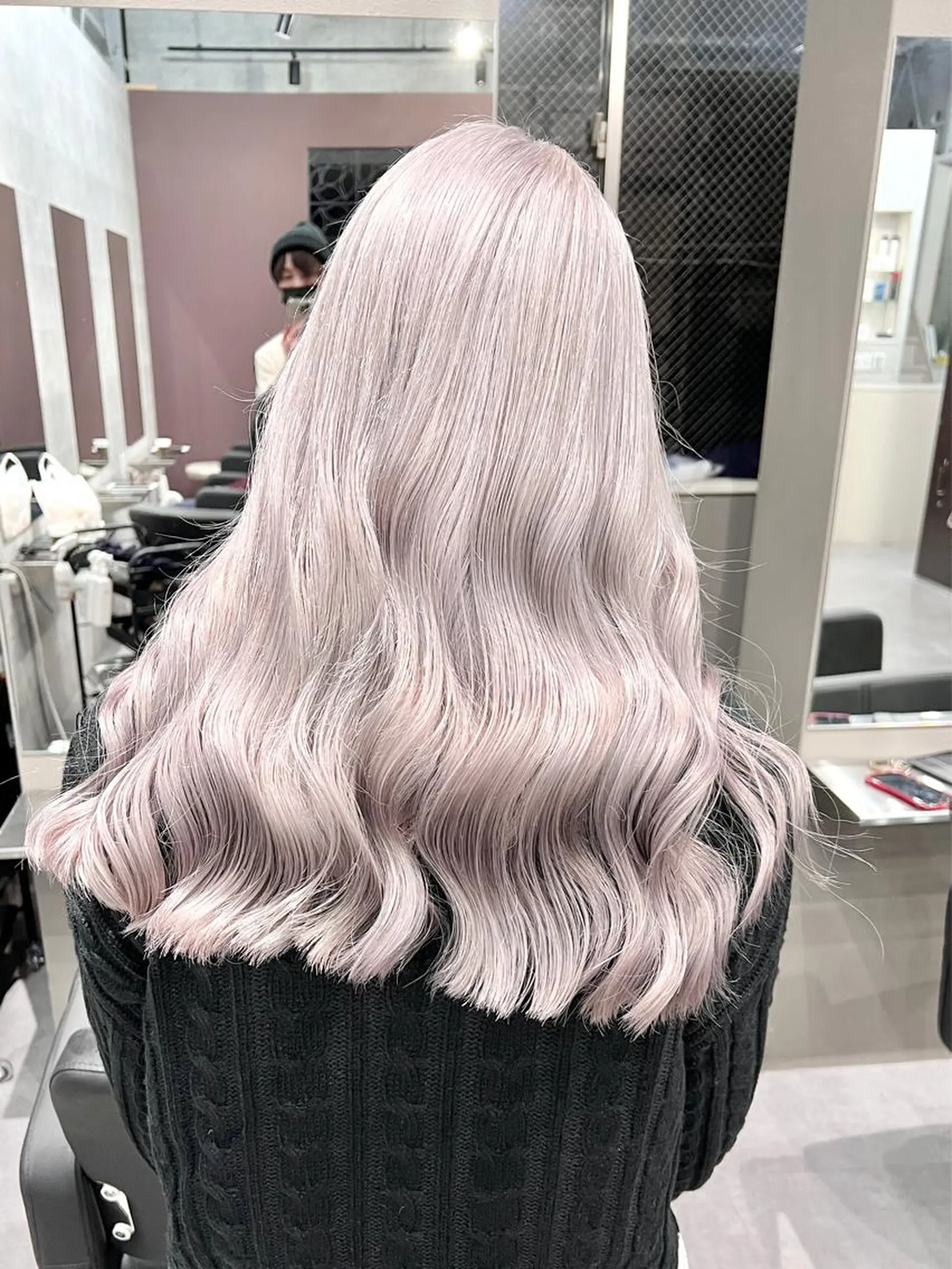 ロング カラー Via officialのヘアスタイル