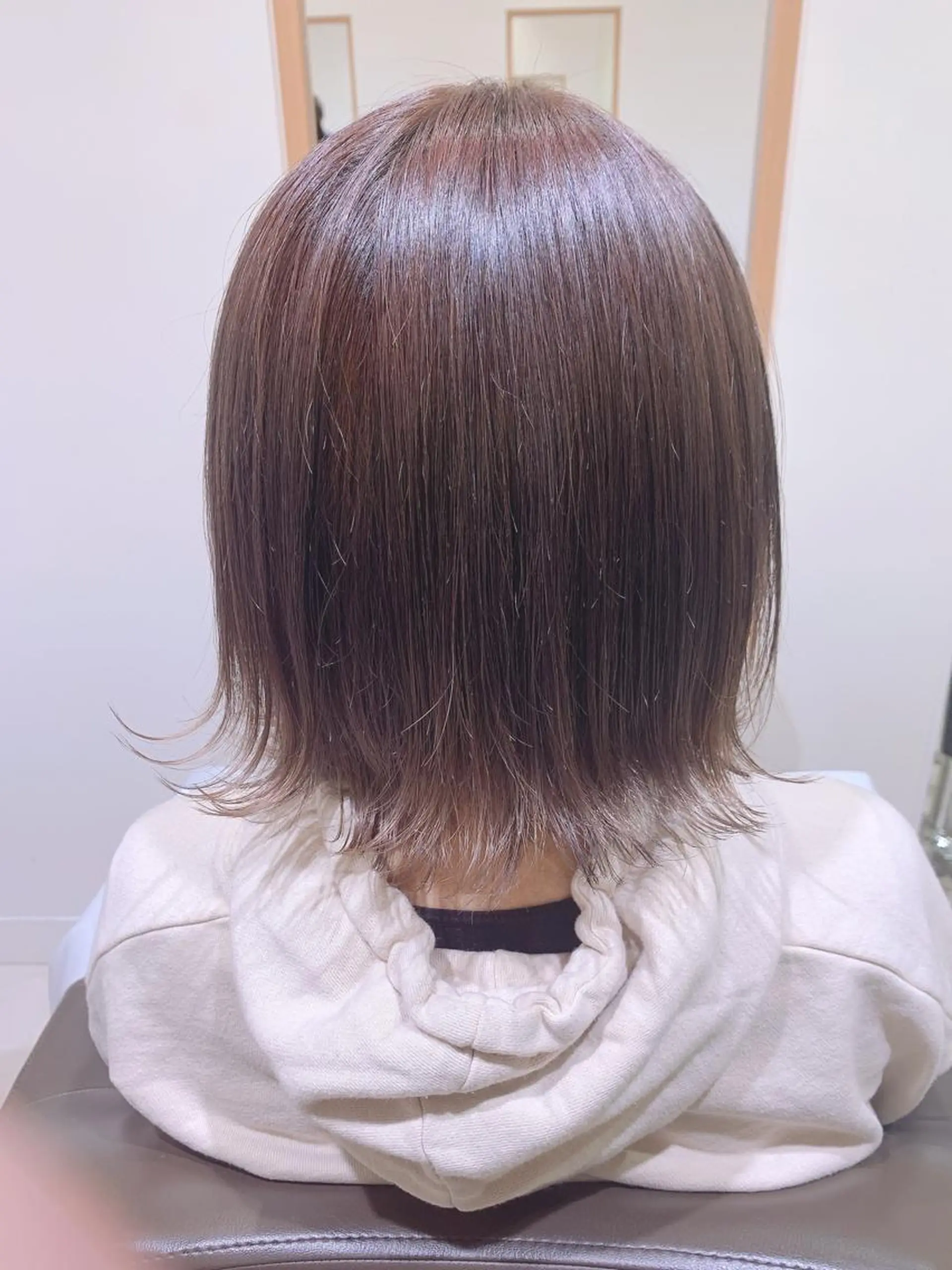 ミディアム カラー アッシュ ベージュカラー Hitotose代表 中島和樹のヘアスタイル