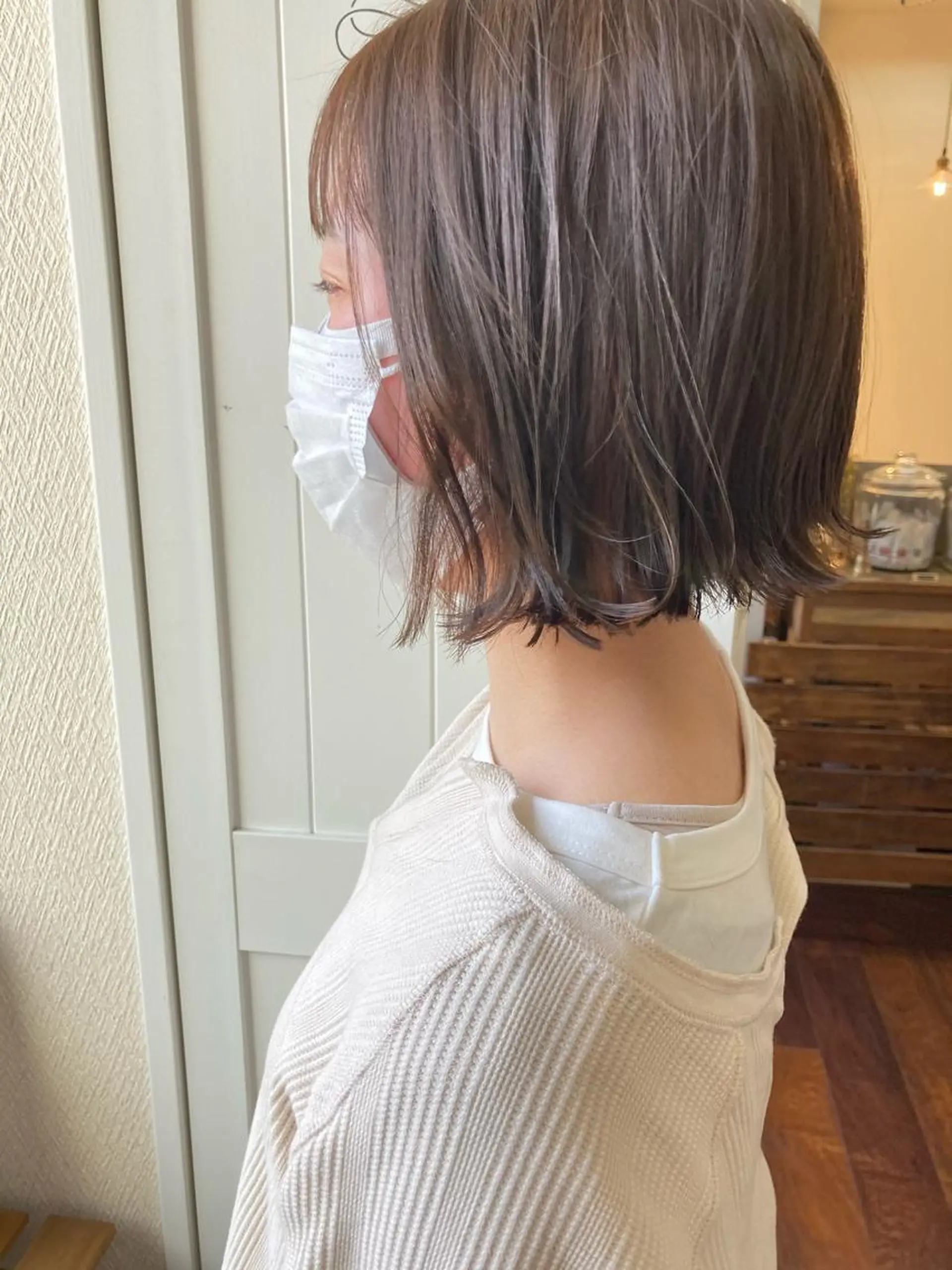 ミディアム カラー 透明感カラー 小木曽智美 /ボブ/ショートのヘアスタイル