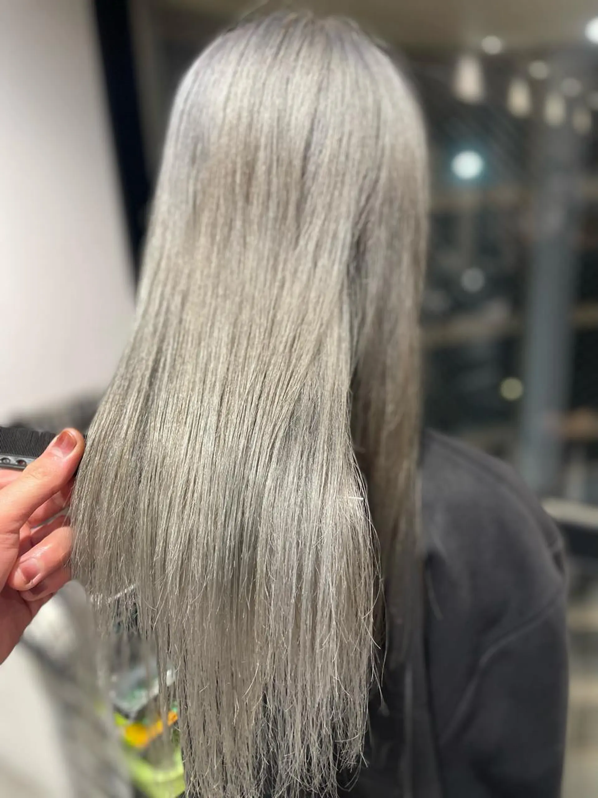 ミディアム 美髪矯正 Rioのヘアスタイル