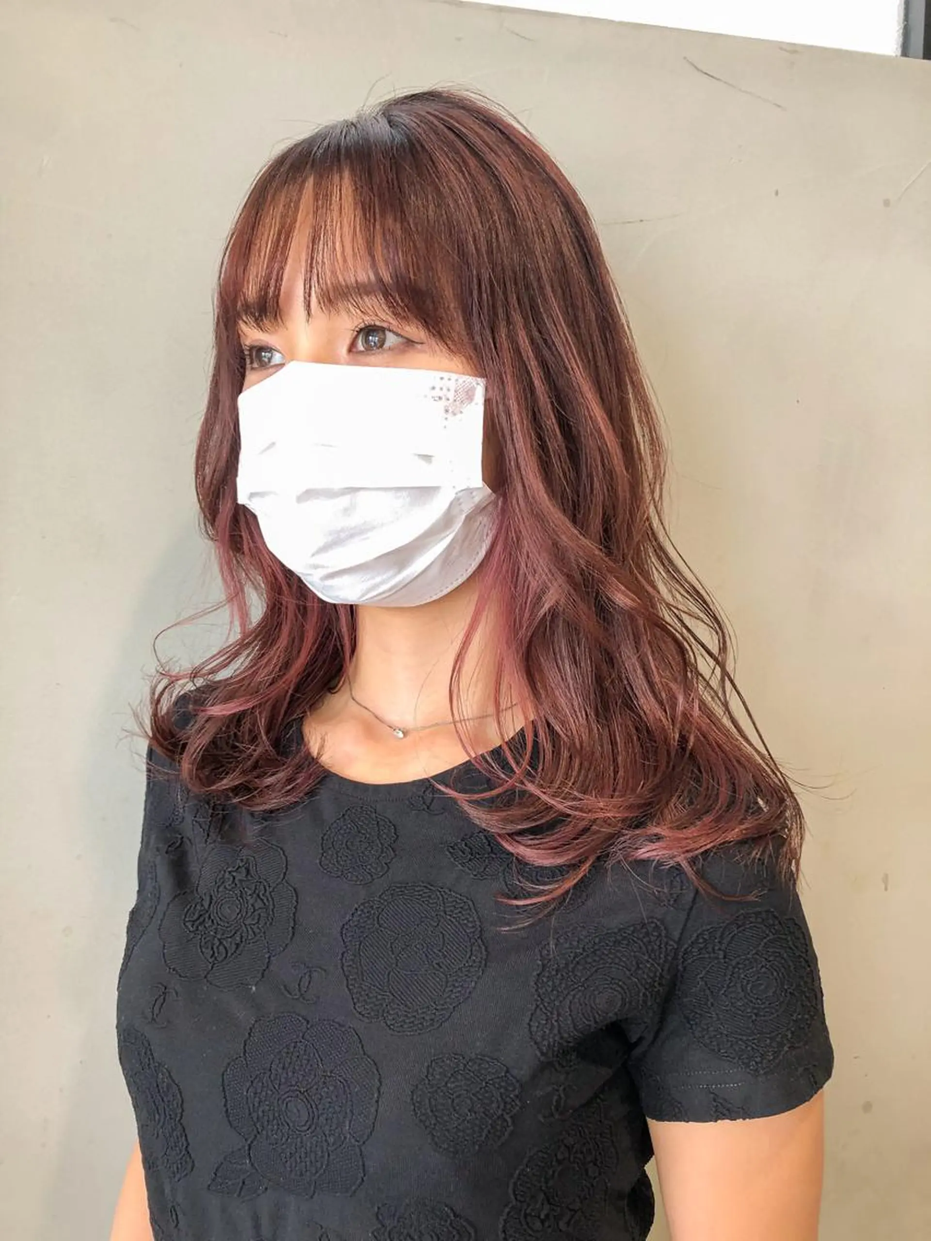 ミディアム カラー カット ヘアカラー トリートメント ヘッドスパ ヘアセット 圧倒的透明感カラー nana🦕のヘアスタイル