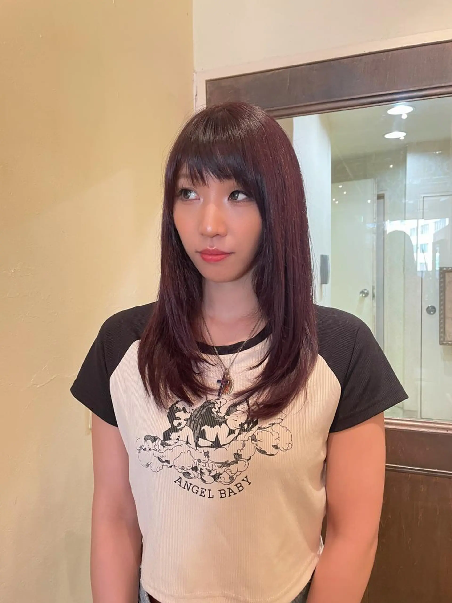 ロング 髪質改善カラー ベージュ🤎YUMEのヘアスタイル