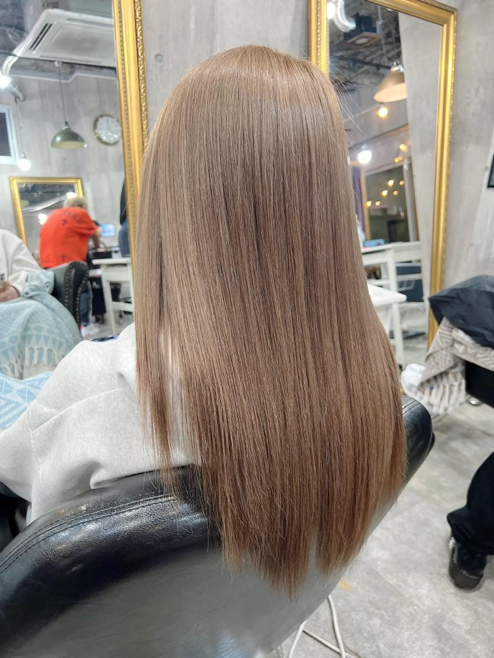 ロング アッシュ ボブ エクステ ハイライト 学生 トリートメント MIRACミラク所属・☀️ハイトーンボブ ☀️石川 海斗のヘアスタイル