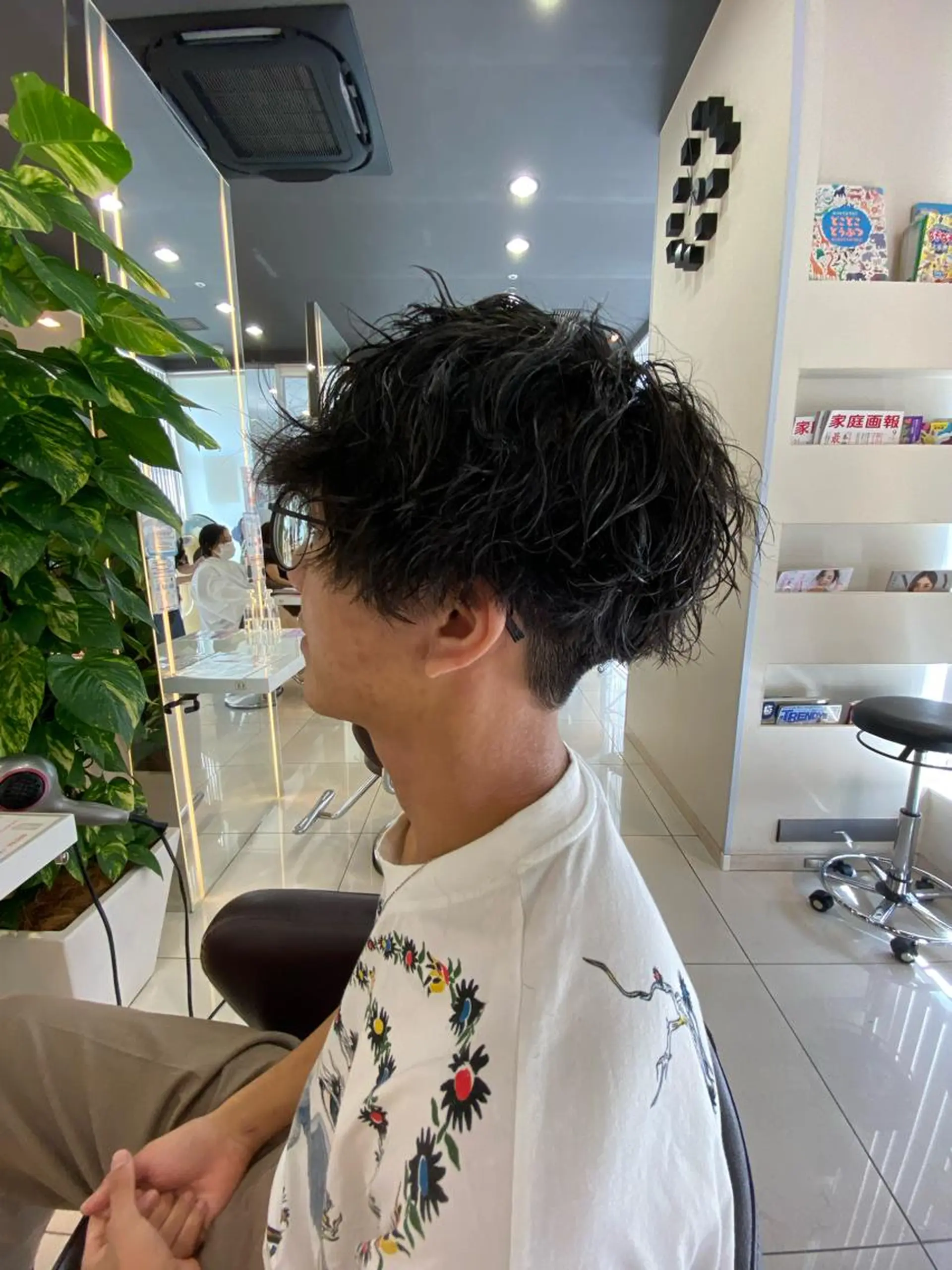 ショート メンズ カット パーマ メンズサロン/戸塚駅 東口3分/冨田大輝のヘアスタイル