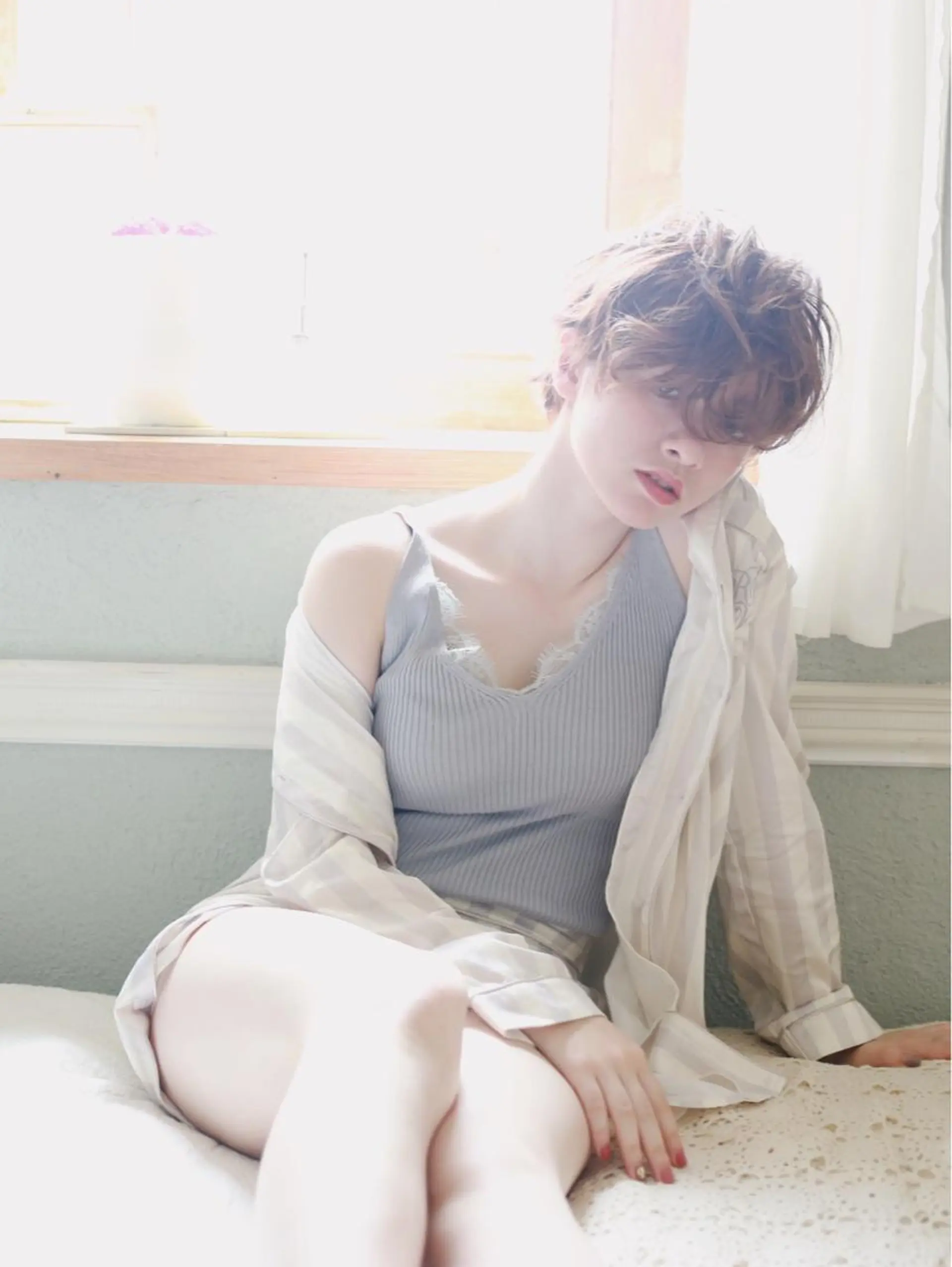 ショート ボブ ショートヘア カット ヘアカラー アンブレラカラー💫 フェイスフレーミングのヘアスタイル