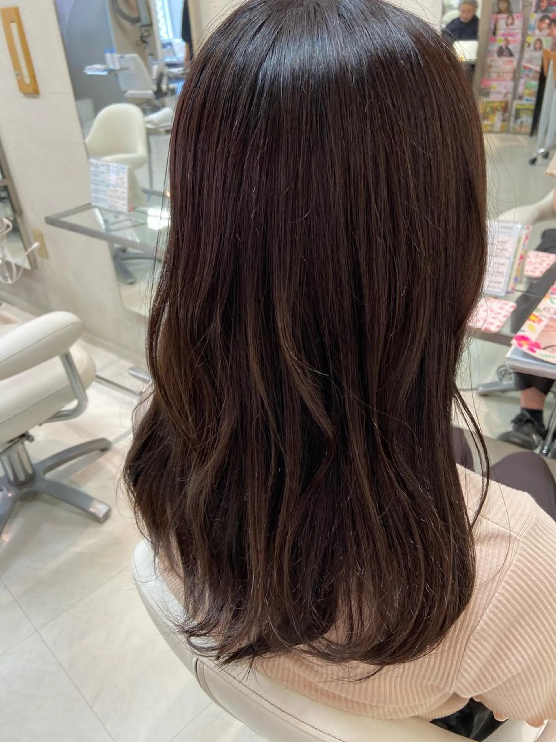 ロング カラー 菊地 美憂のヘアスタイル