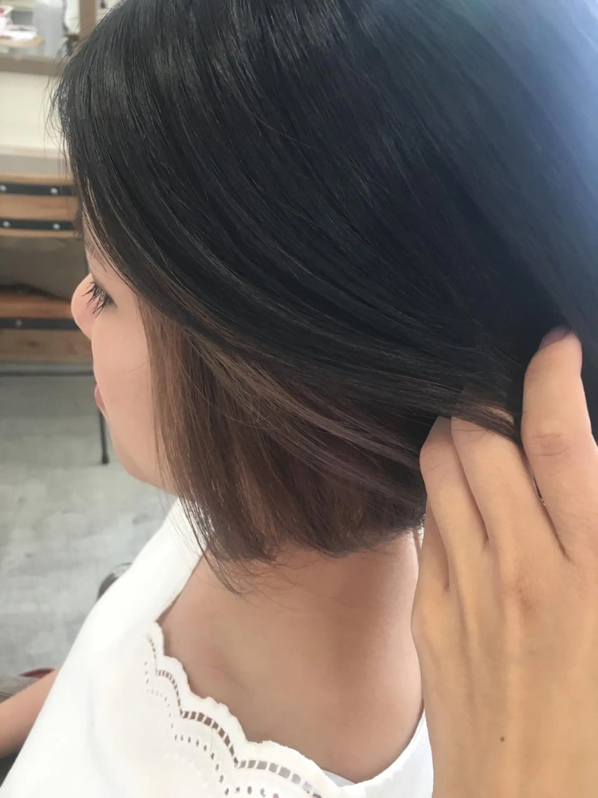 ショート カラー インナーカラー カット ヘアカラー fio マナミのヘアスタイル