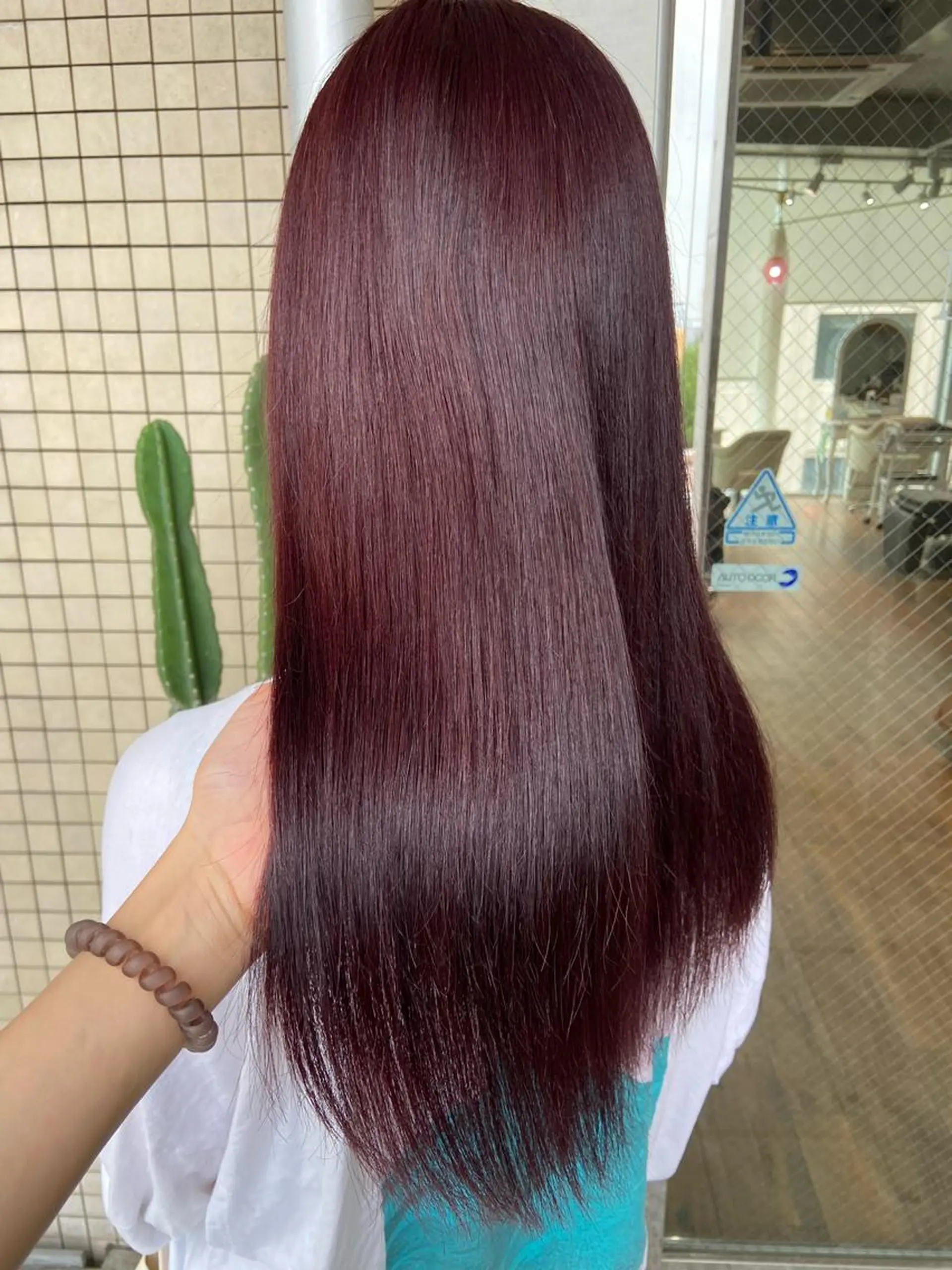 ロング カラー ヘアカラー トリートメント 🧸プルエクステ❤︎ ネイルKAO🧸のヘアスタイル