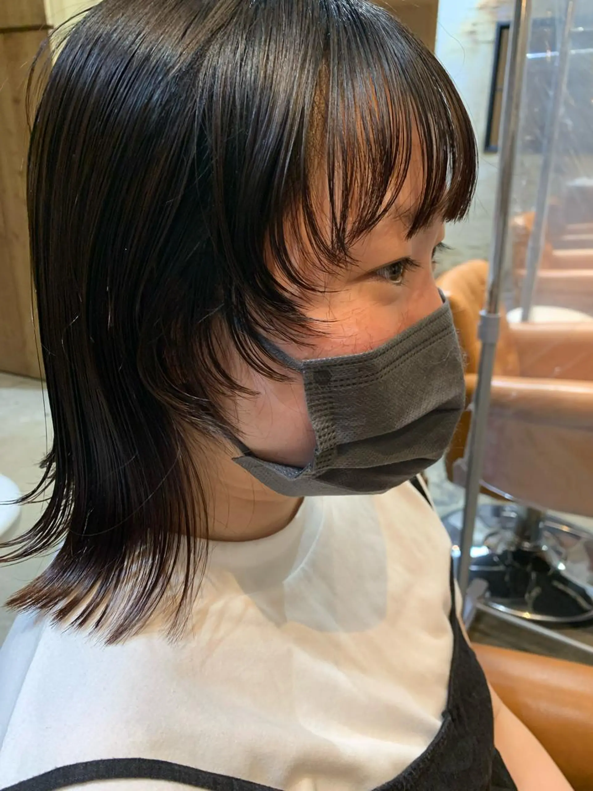 ミディアム 顔周りカット ウルフカット SOYON 🤍CHIZU🤍.のヘアスタイル