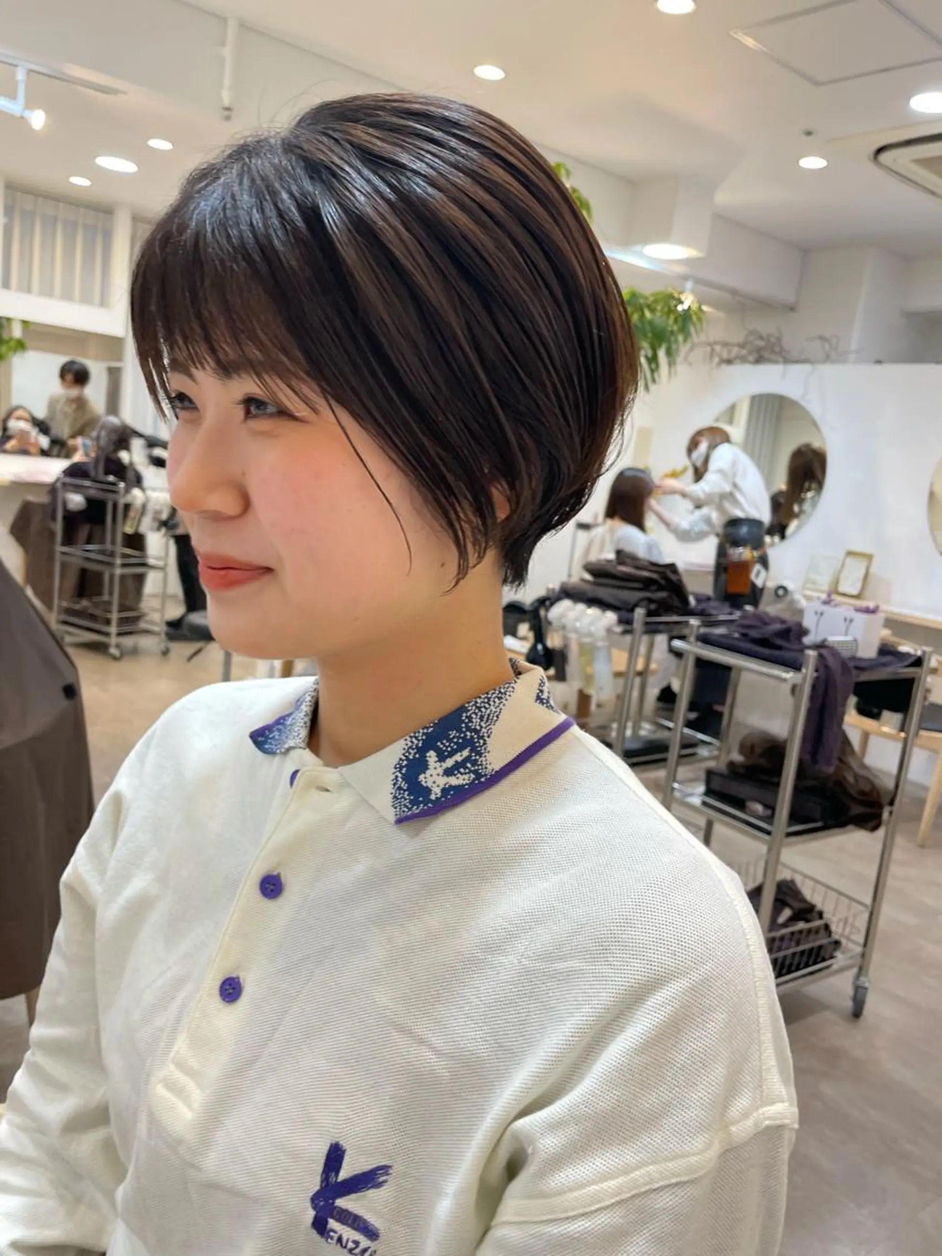 ショート カット ヘッドスパ 大迫 江梨のヘアスタイル