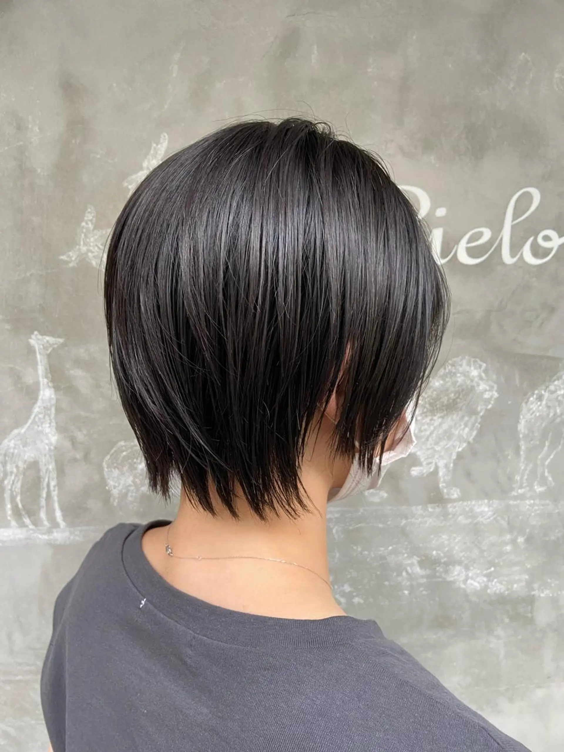 ショート パーマ ショートヘア 縮毛矯正 ストレートパーマ sola方南町所属・原一真/ 外国人ショートヘアのヘアスタイル