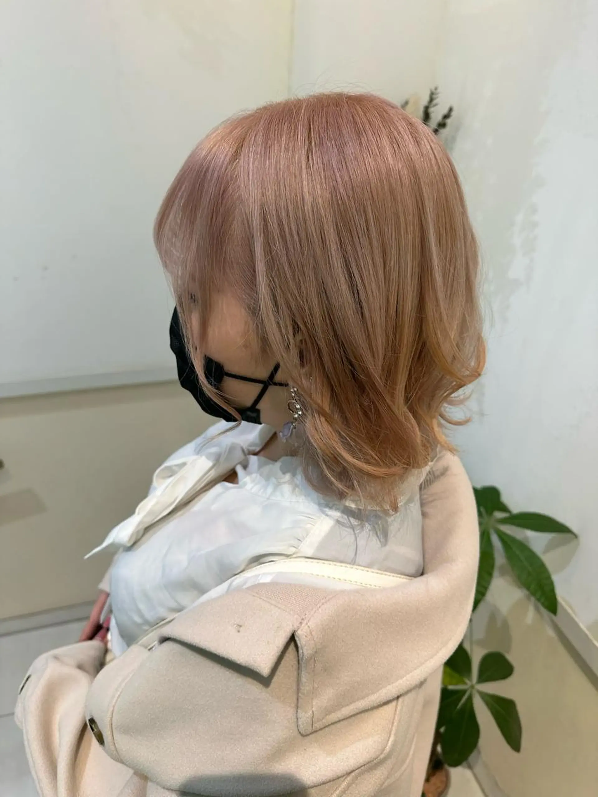 ミディアム カラー 透けるbrown カラー🎗♡yukaのヘアスタイル
