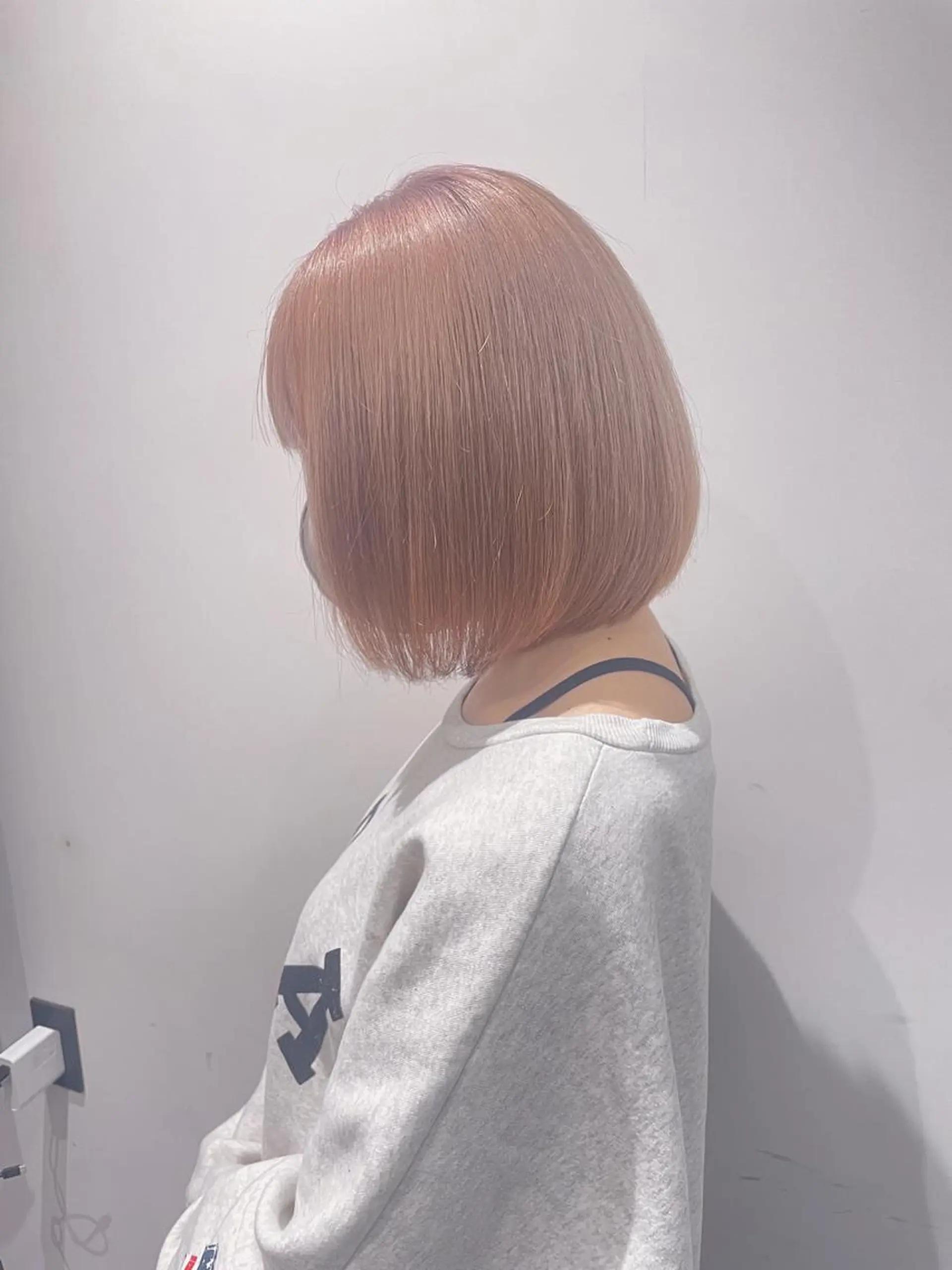 ミディアム カラー ikuma/ ミルクティーのヘアスタイル