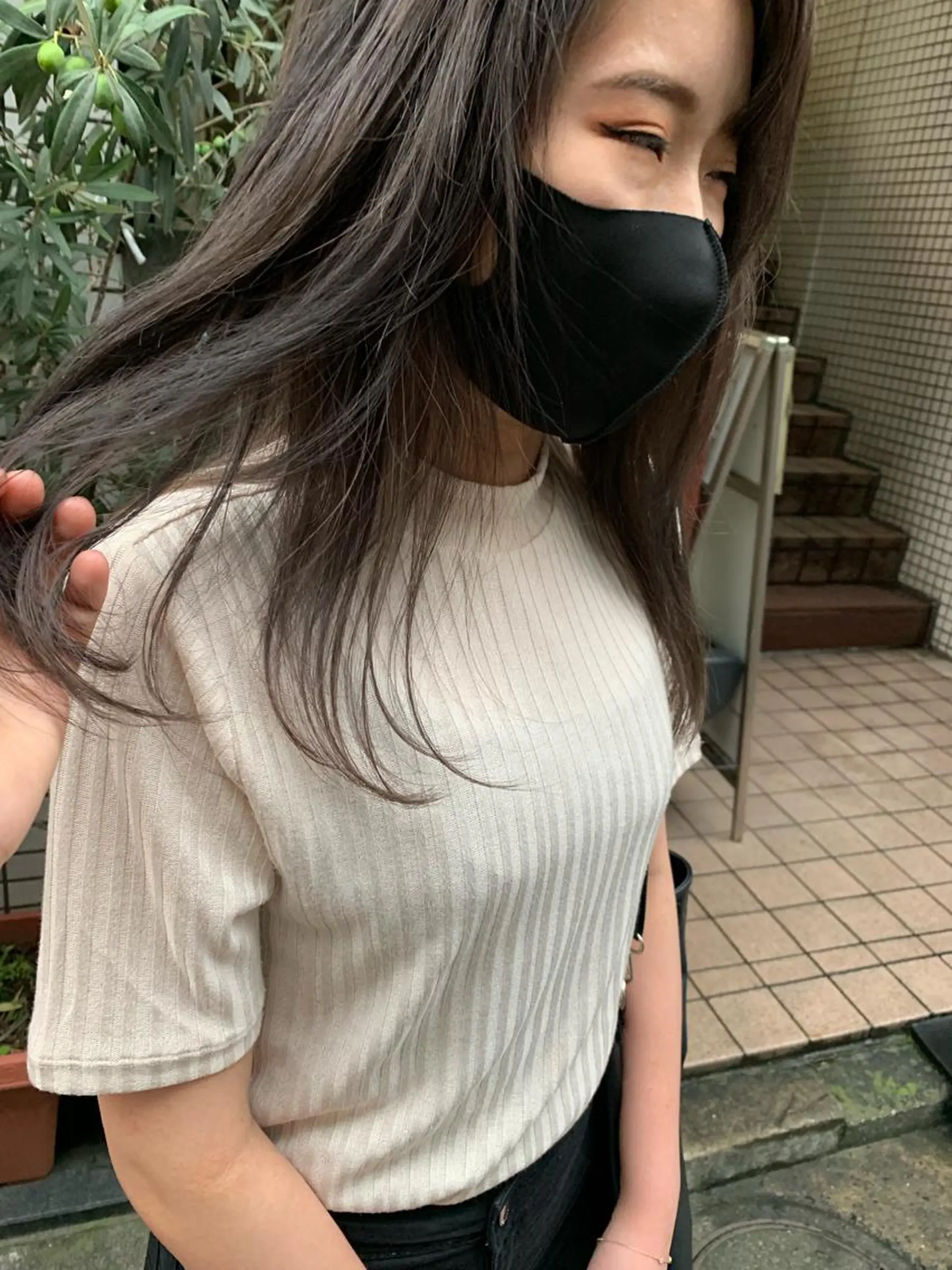 ロング カラー ヘアアレンジ 🫧透明感カラー/ ボブ/小笠原汐海🪽のヘアスタイル