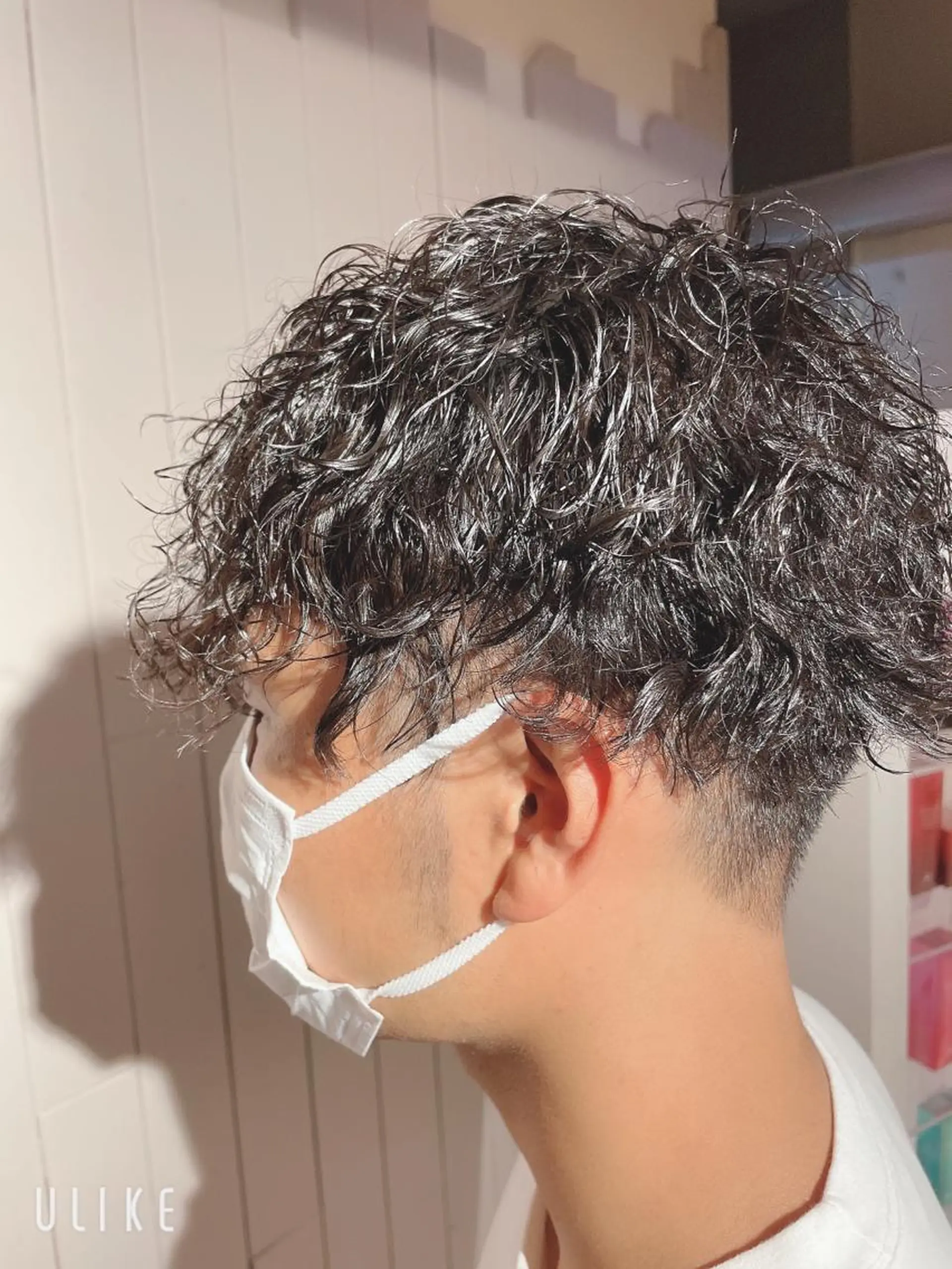 ミディアム メンズ ミディアムパーマ メンズパーマ カット パーマ ❣️モードケイズ塚口 和田一将のヘアスタイル