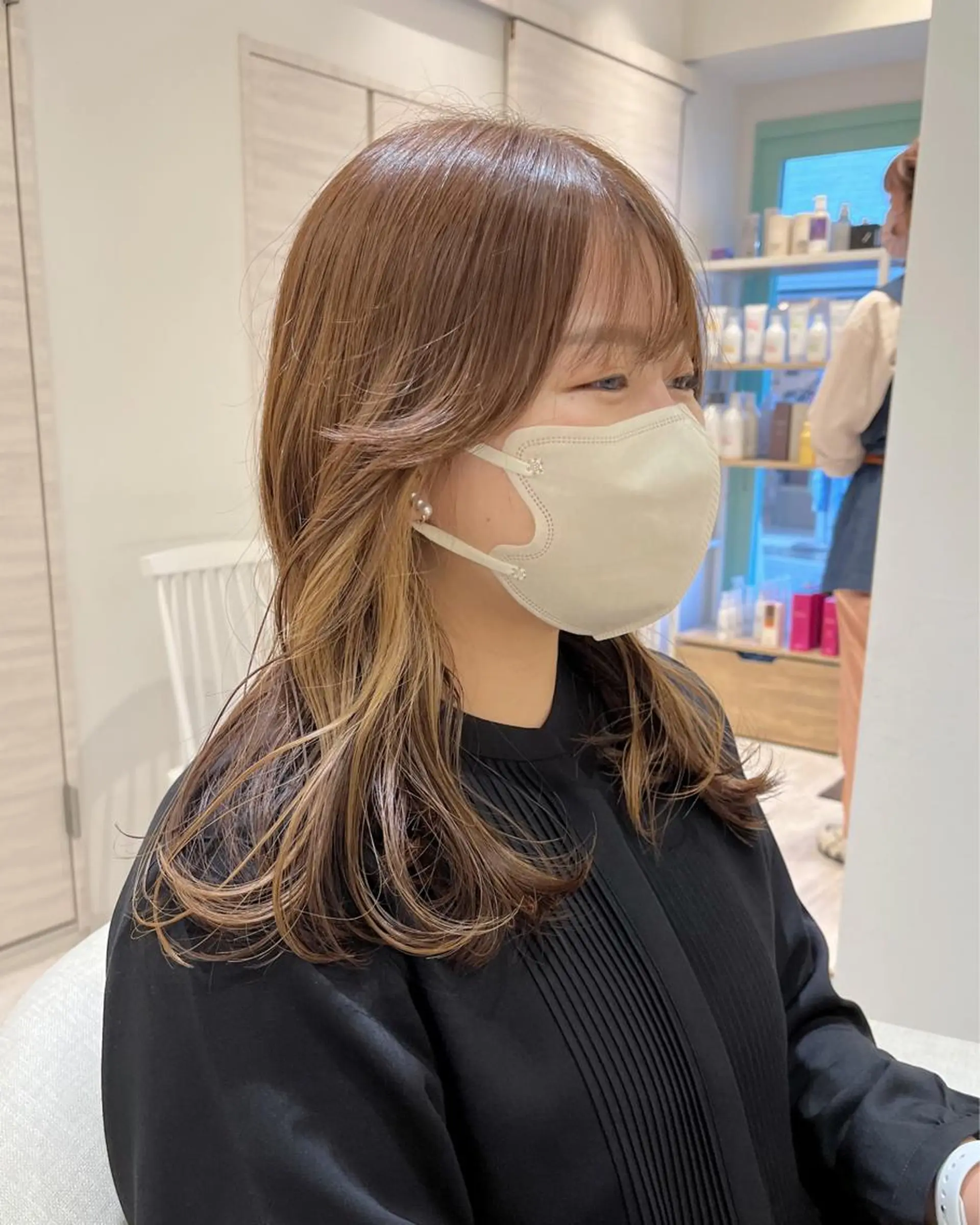 セミロング Chiho / 梅田 / ボブ/ パーマのヘアスタイル