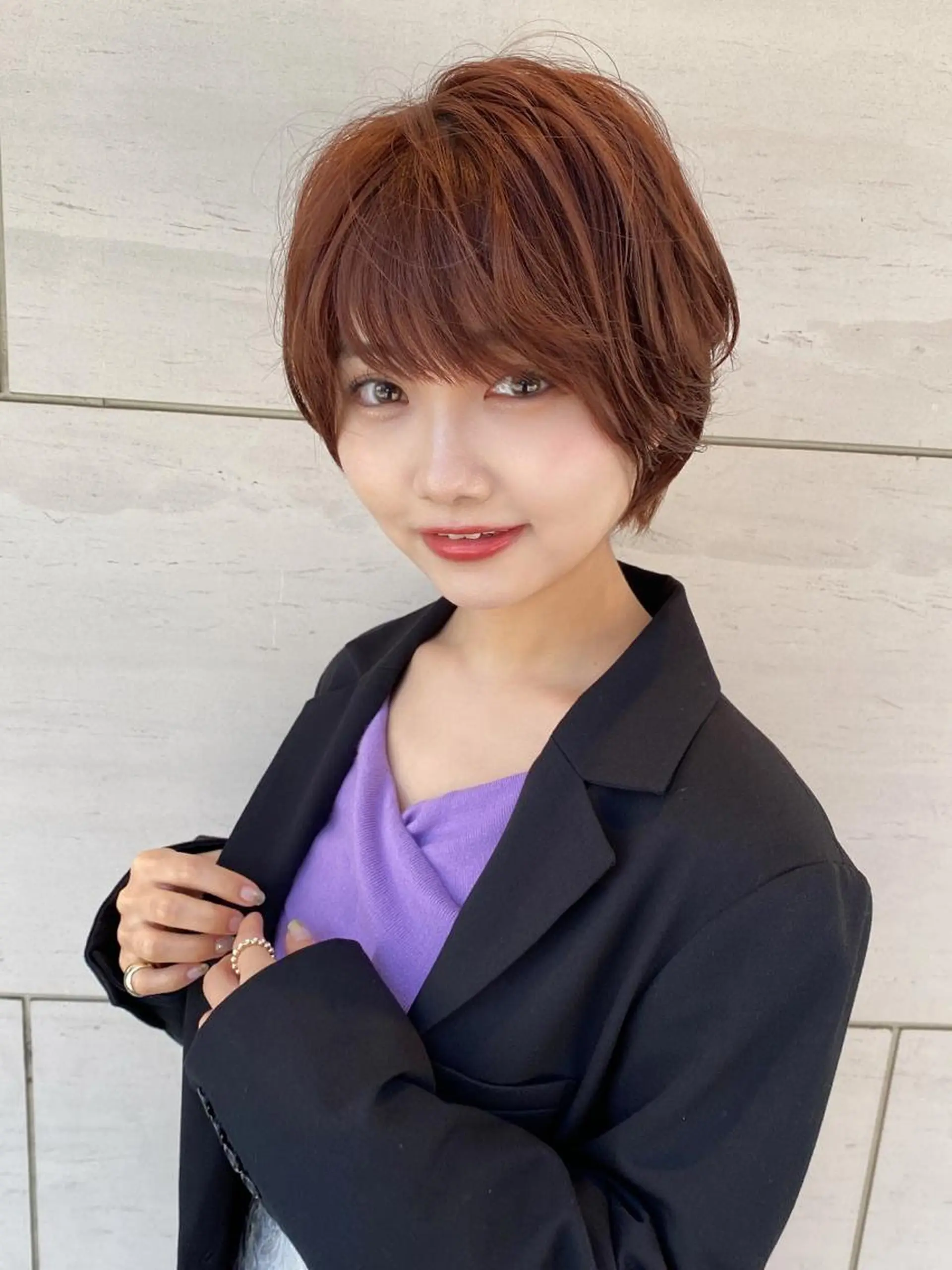 ショート カラー 女性が憧れる ショート/角田愛和のヘアスタイル