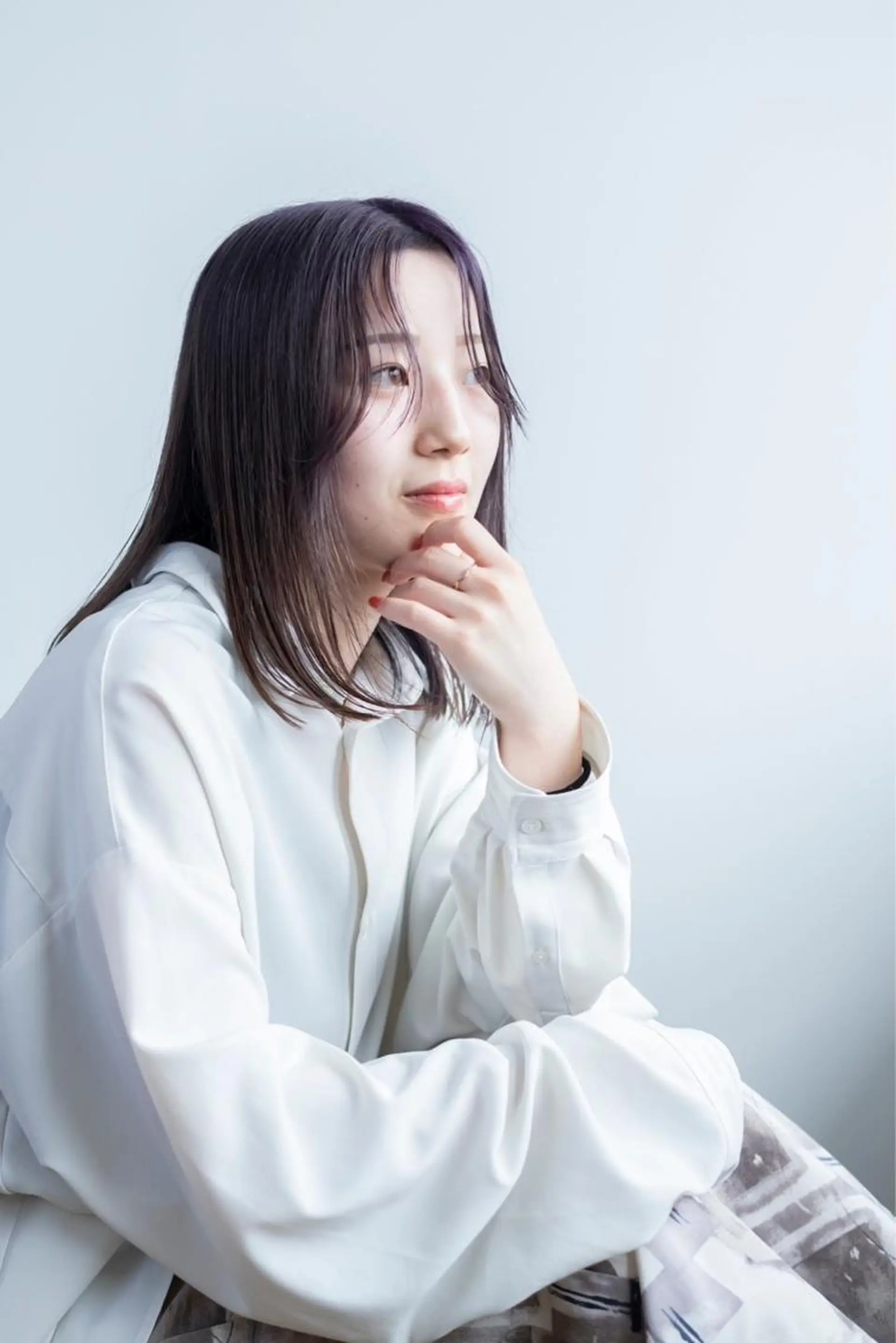 ミディアム カラー カット ヘアカラー 山本 尚輝のヘアスタイル