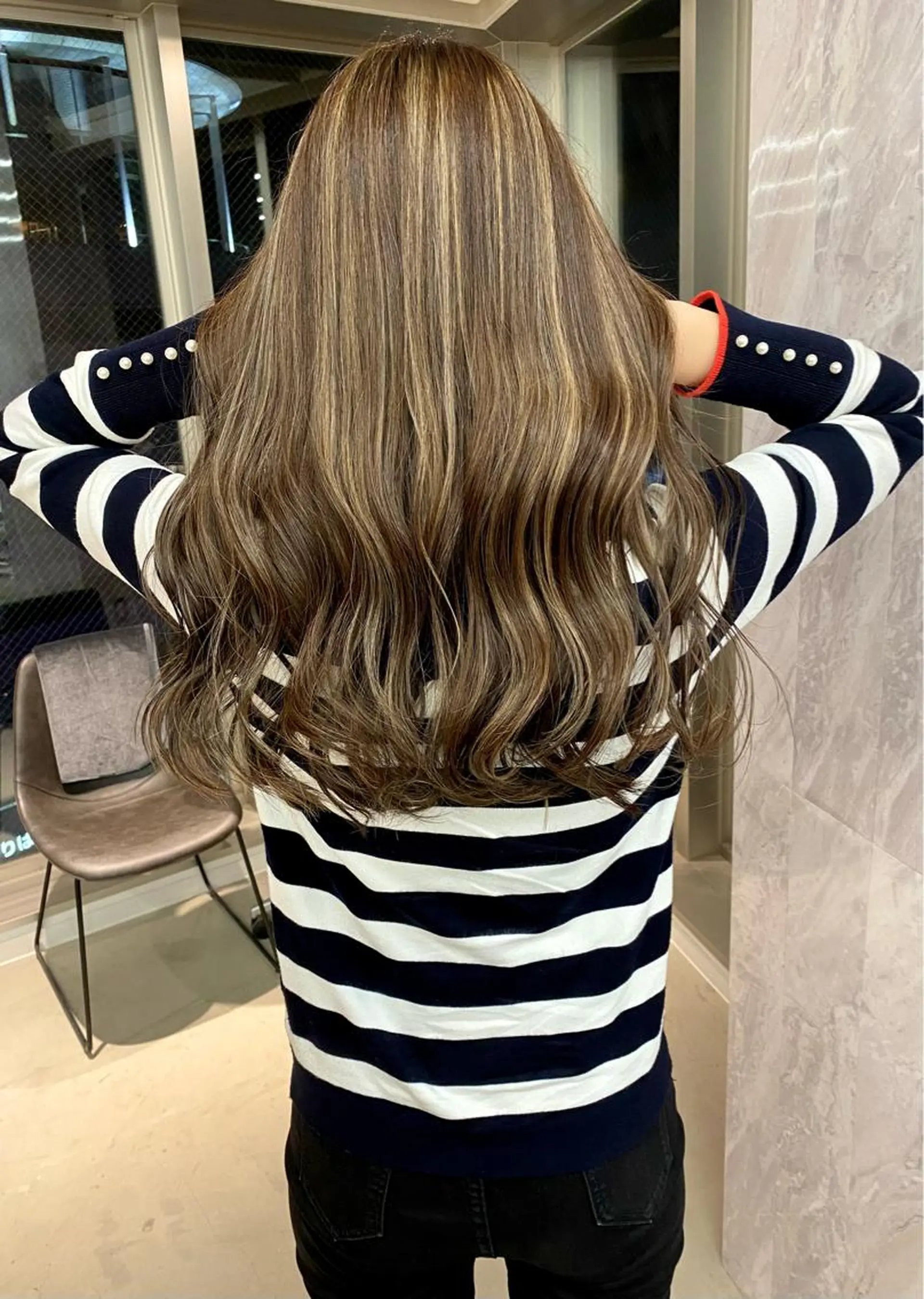 ロング カラー 💎夏葵 ハイライト /デザイン特化のヘアスタイル