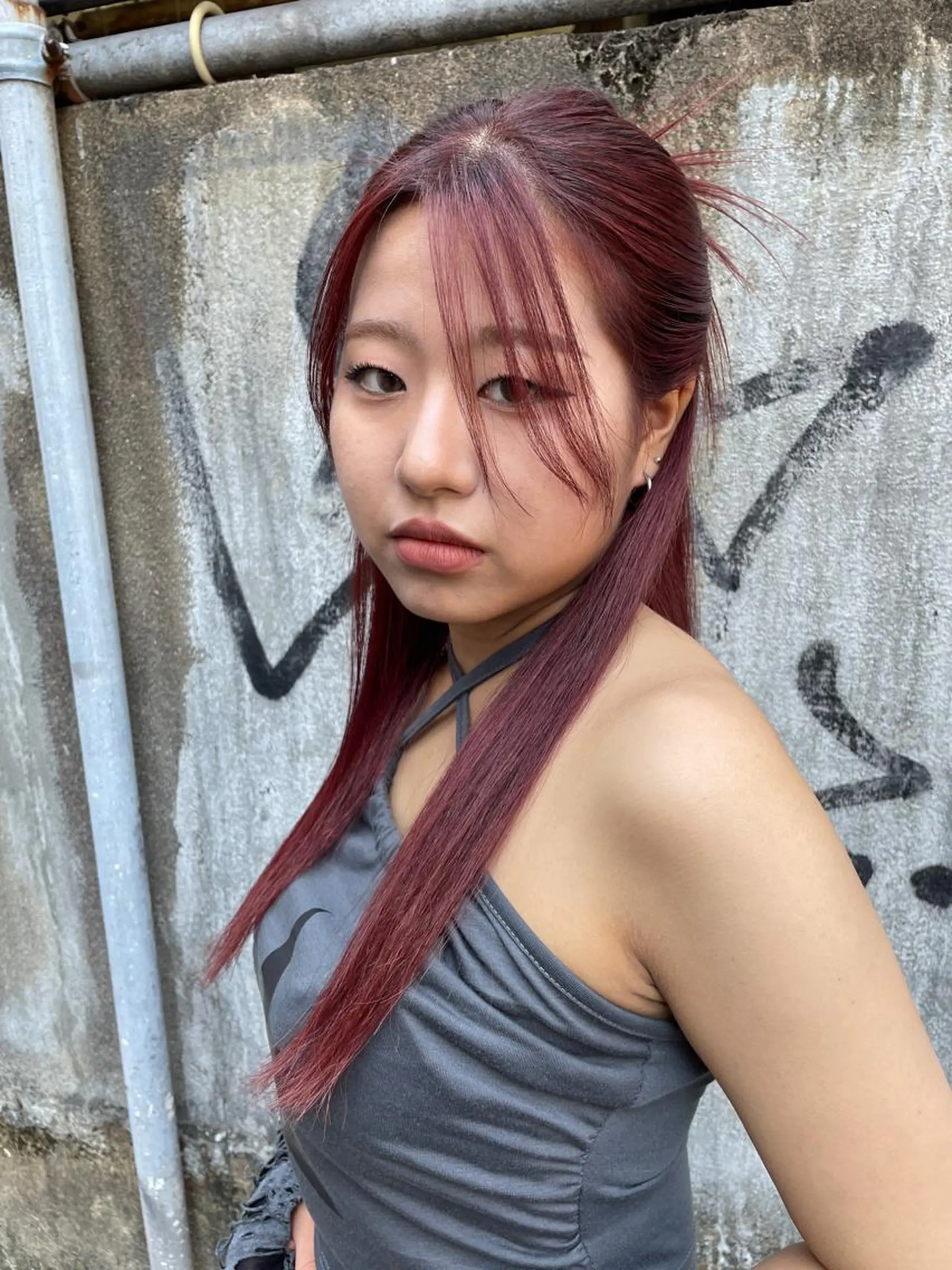 カラー ヘアカラー トリートメント ヘッドスパ ヘアセット 韓国ヘア/レイヤー Londエレンのヘアスタイル