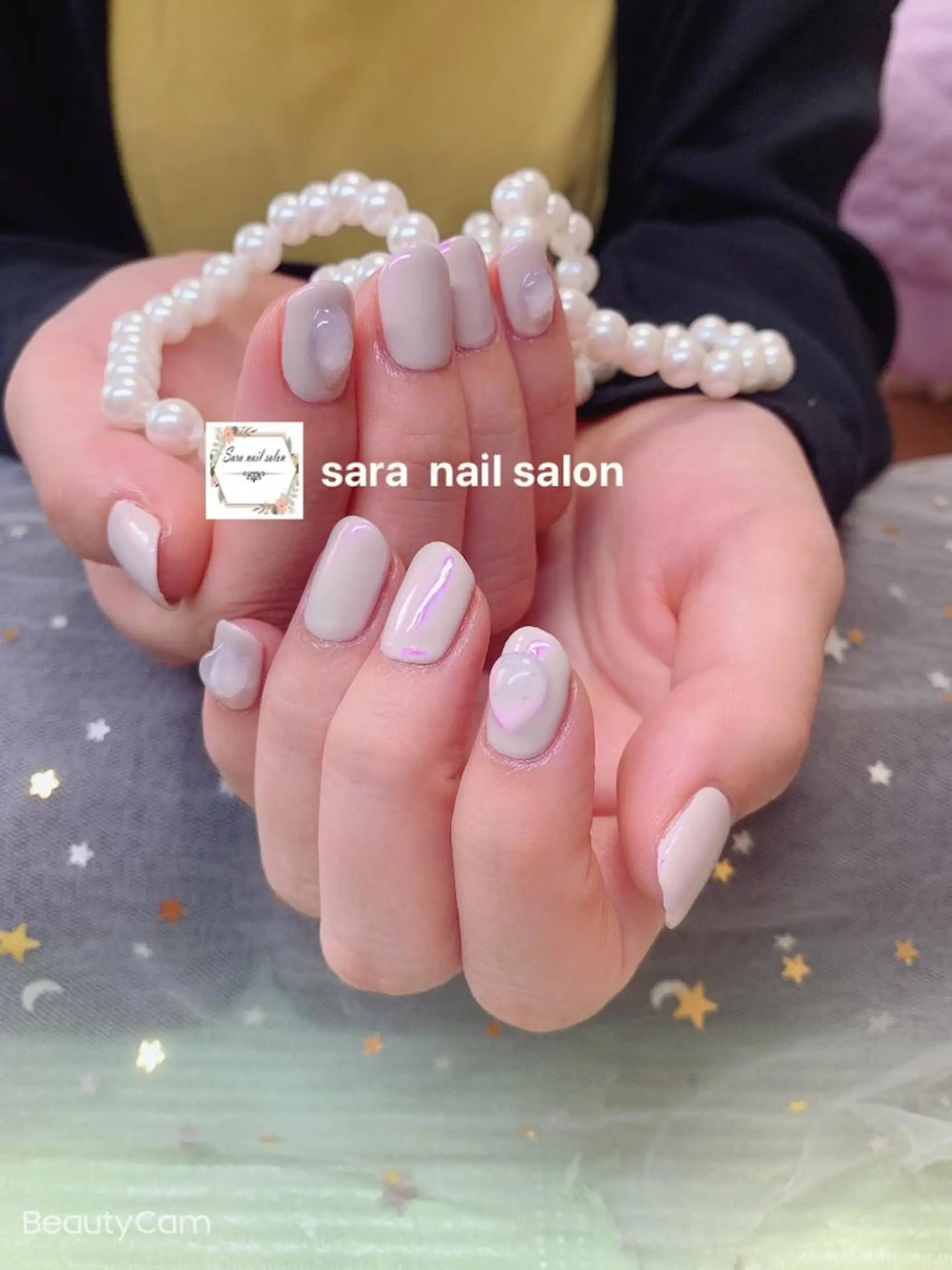 ネイル ミラーネイル 小岩 Saraのネイルデザイン