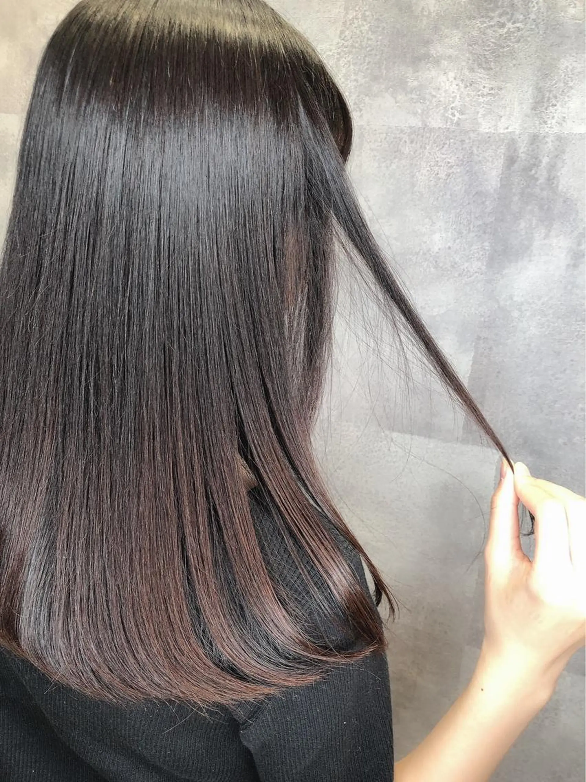 ロング カット 縮毛矯正 トリートメント ✨美髪／縮毛矯正 講師 ／塚田健✨のヘアスタイル