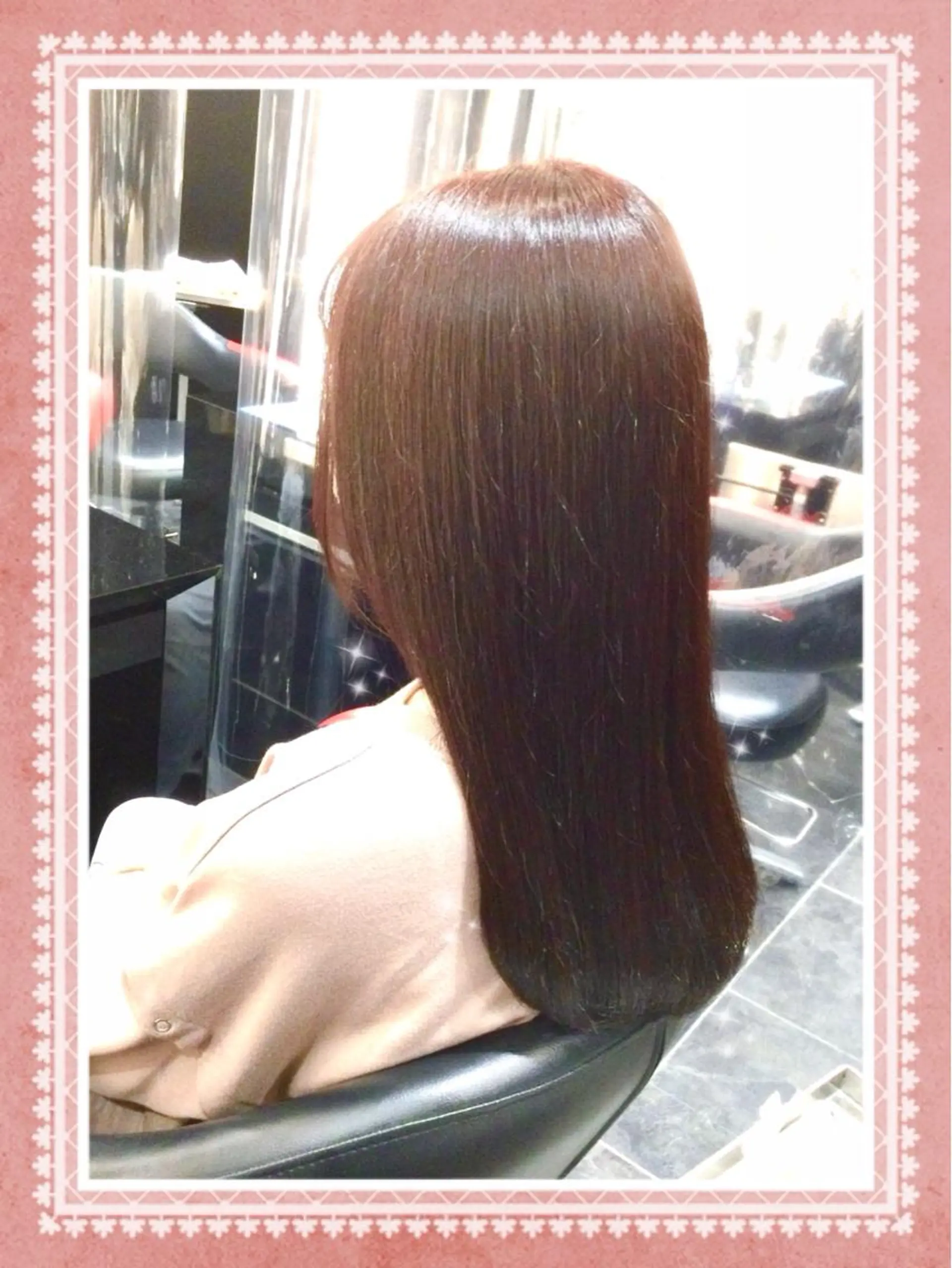 ロング カラー Annon プライベートサロンのヘアスタイル