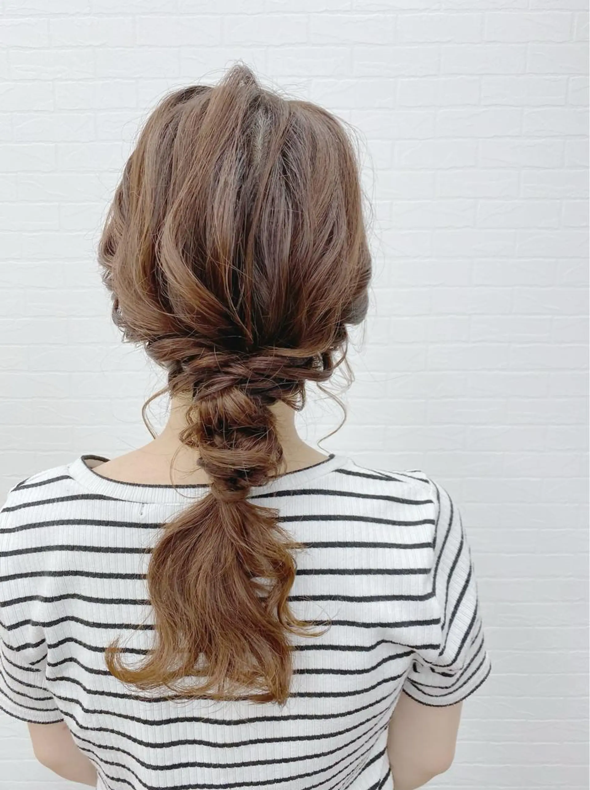 セミロング ヘアアレンジ ヘアセット GRANLUSSO 〜グランルッソ駅前店所属・木口 嘉美のヘアスタイル