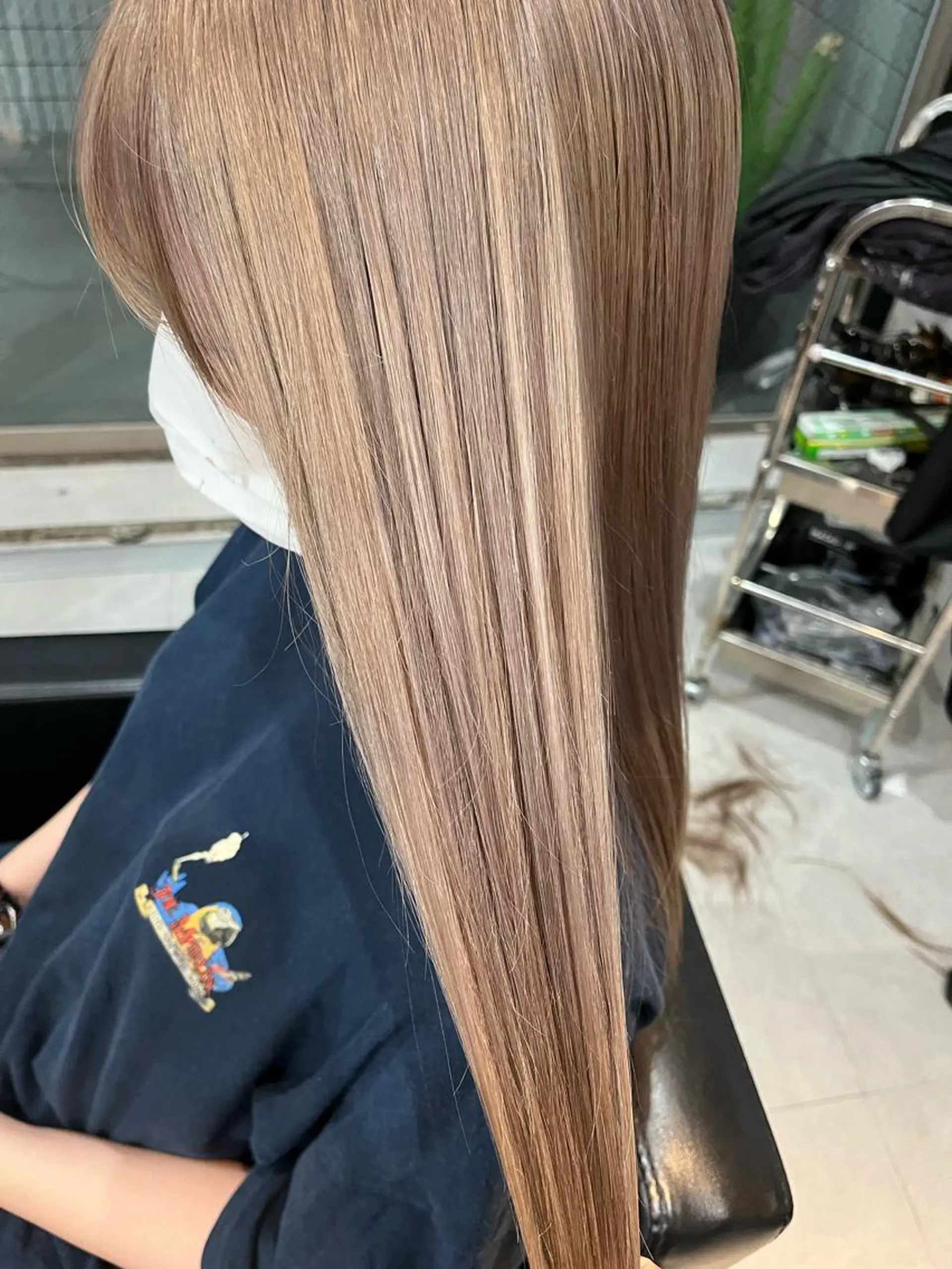 セミロング カラー TIDEHAIR / 韓国ヘア/MOEのヘアスタイル