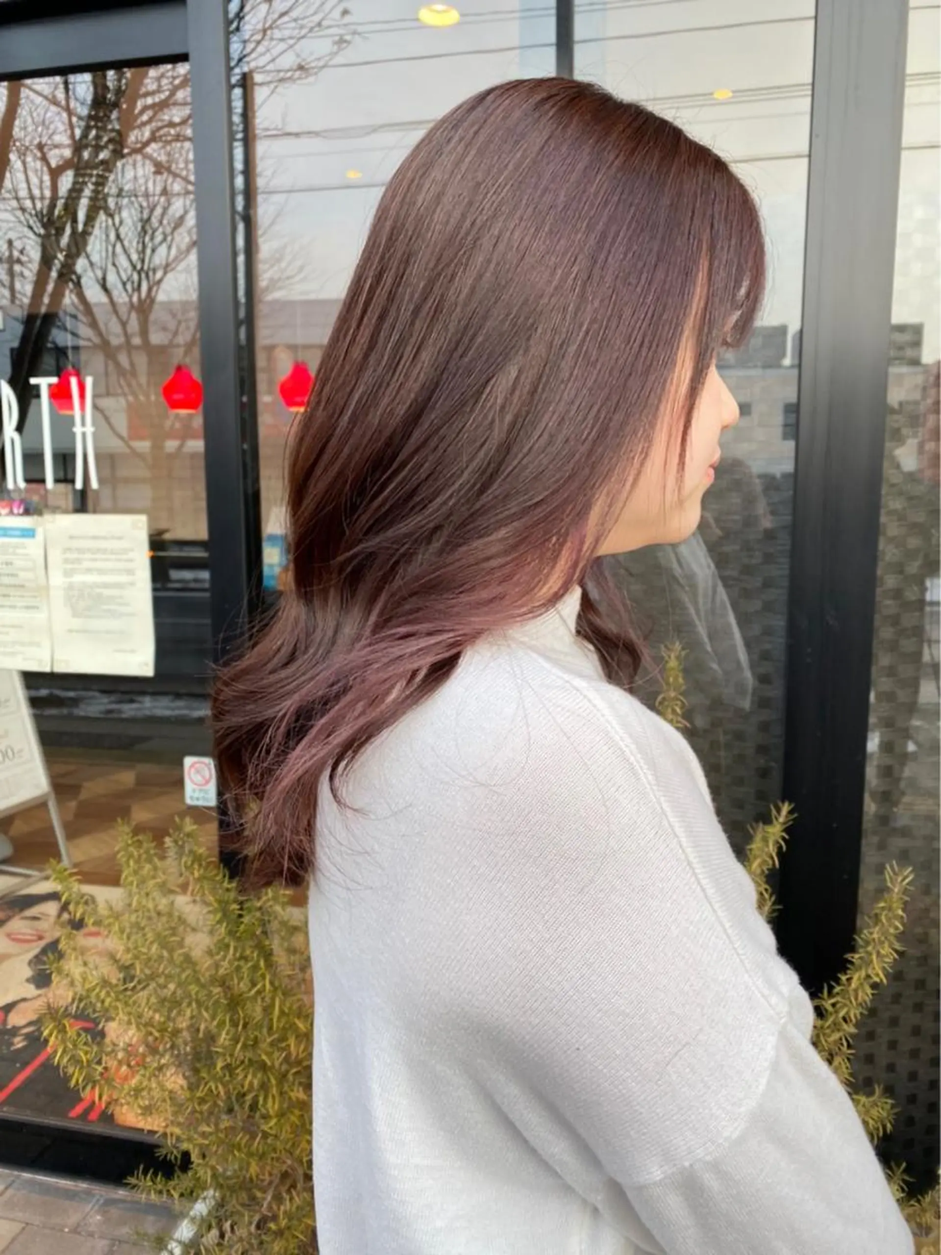 カラー ヘアカラー 及川 歩真のヘアスタイル