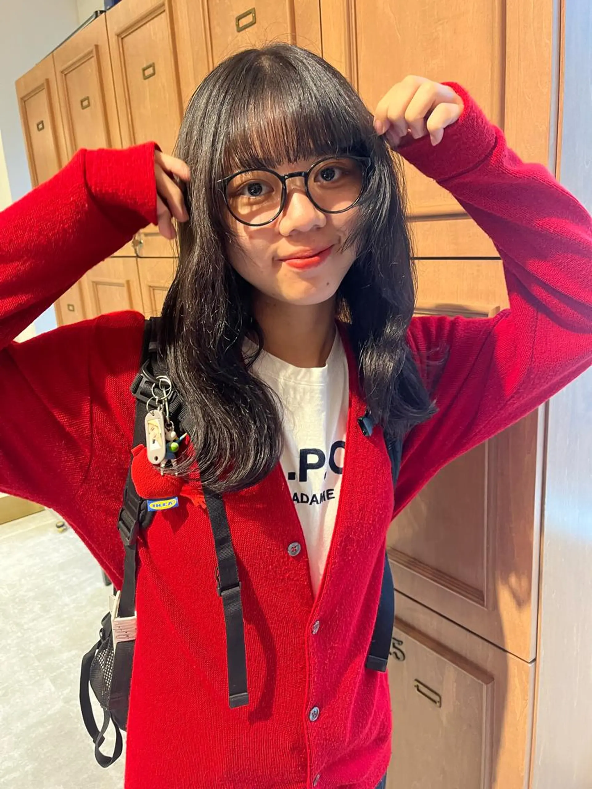 セミロング カラー ヘアカラー SIKI yuuna レイヤーカット🪽のヘアスタイル