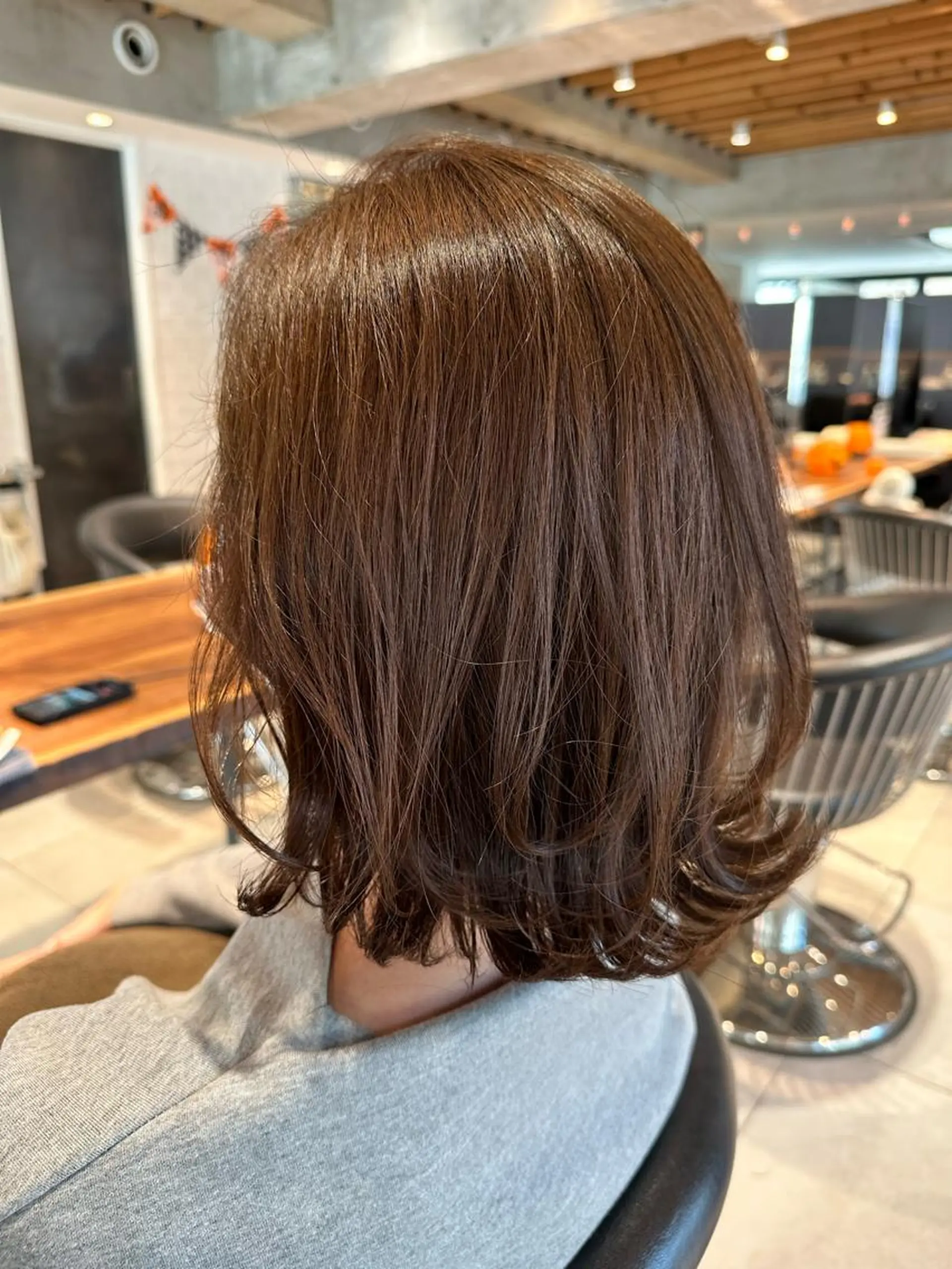 ミディアム カラー ヘアアレンジ trym/ 木原裕希のヘアスタイル