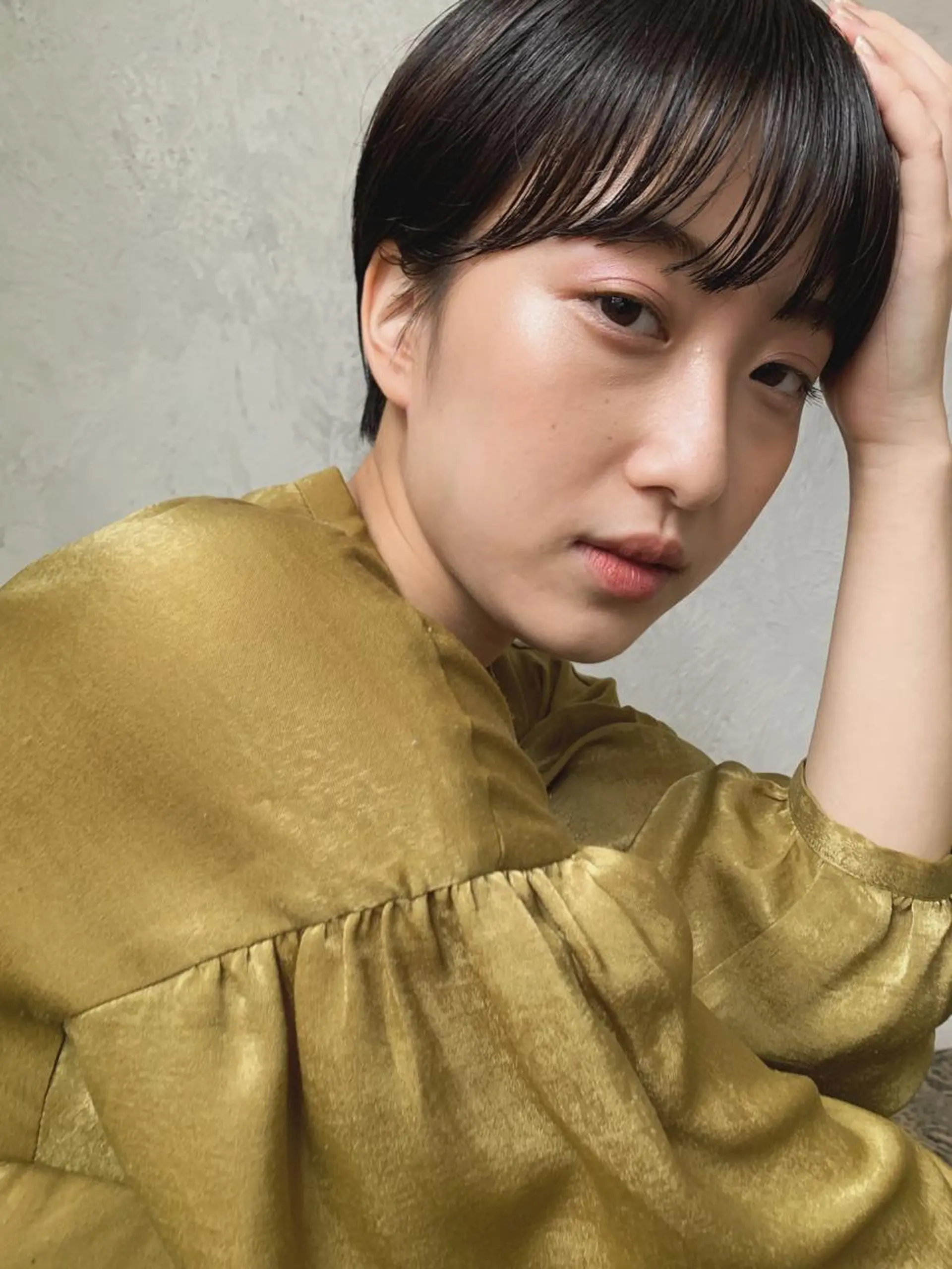 ショート カラー パーマ ヘアアレンジ カット ヘアカラー トリートメント パーマ/透明感カラー /ボブ/吉田一生のヘアスタイル