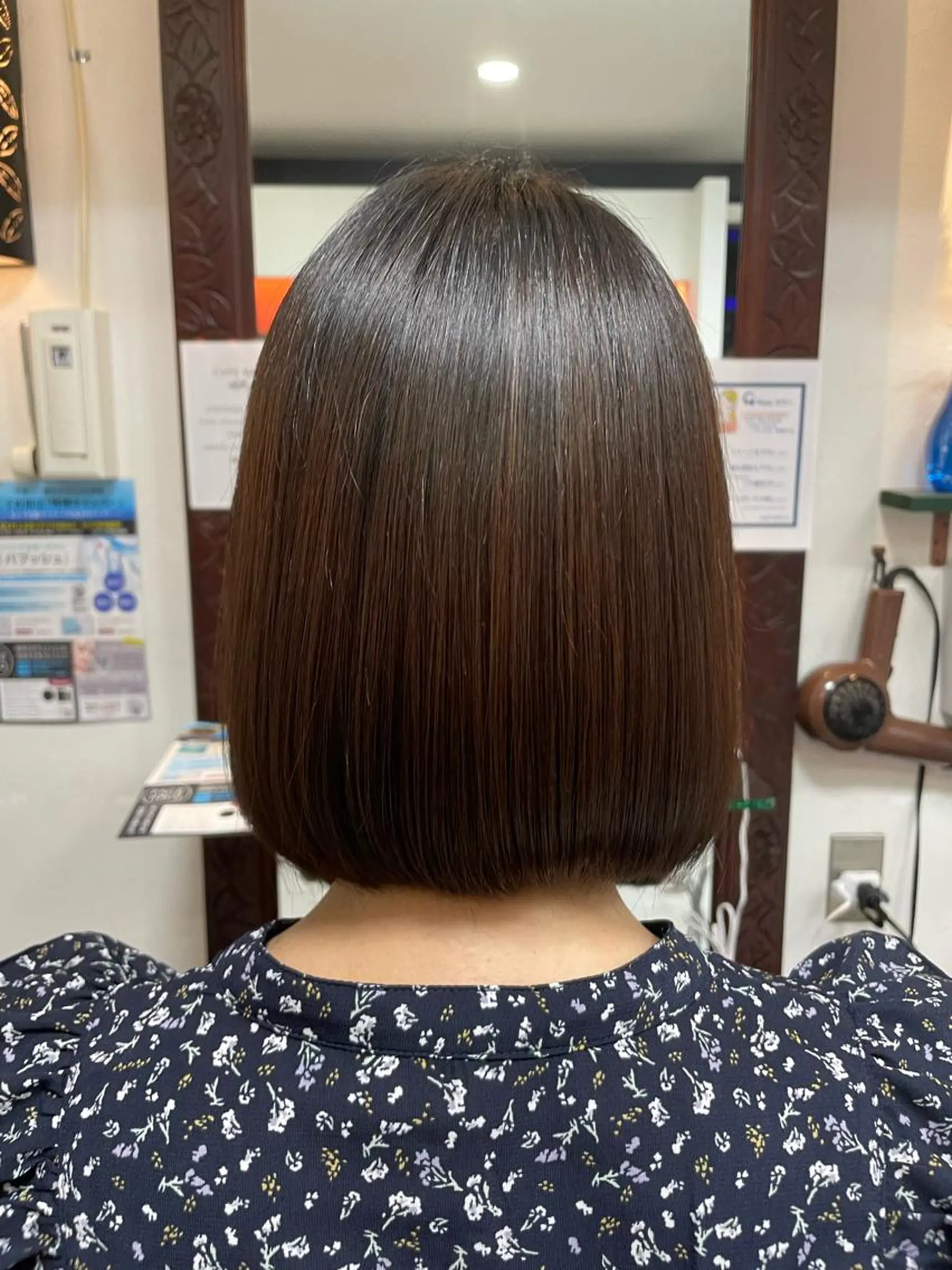 ショート カラー パーマ 似合わせカット 縮毛矯正 藤岡 紗良のマツエク・マツパデザイン