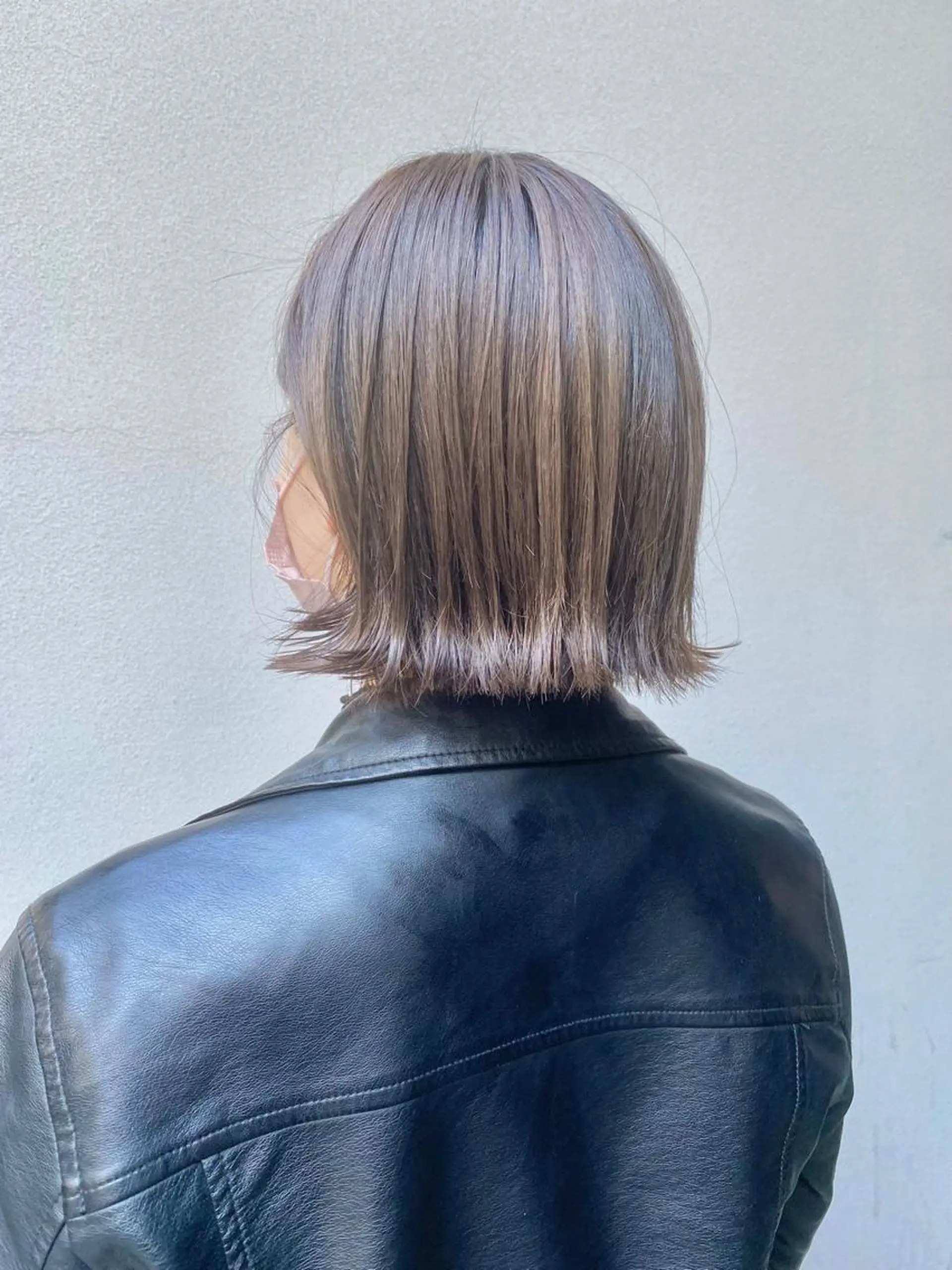 ショート カラー ベージュカラー グレージュ ラベンダーカラー ラベンダーグレージュ ラベンダーベージュ カット ヘアカラー トリートメント ボブ/縮毛矯正/ レイヤー/塚田のヘアスタイル