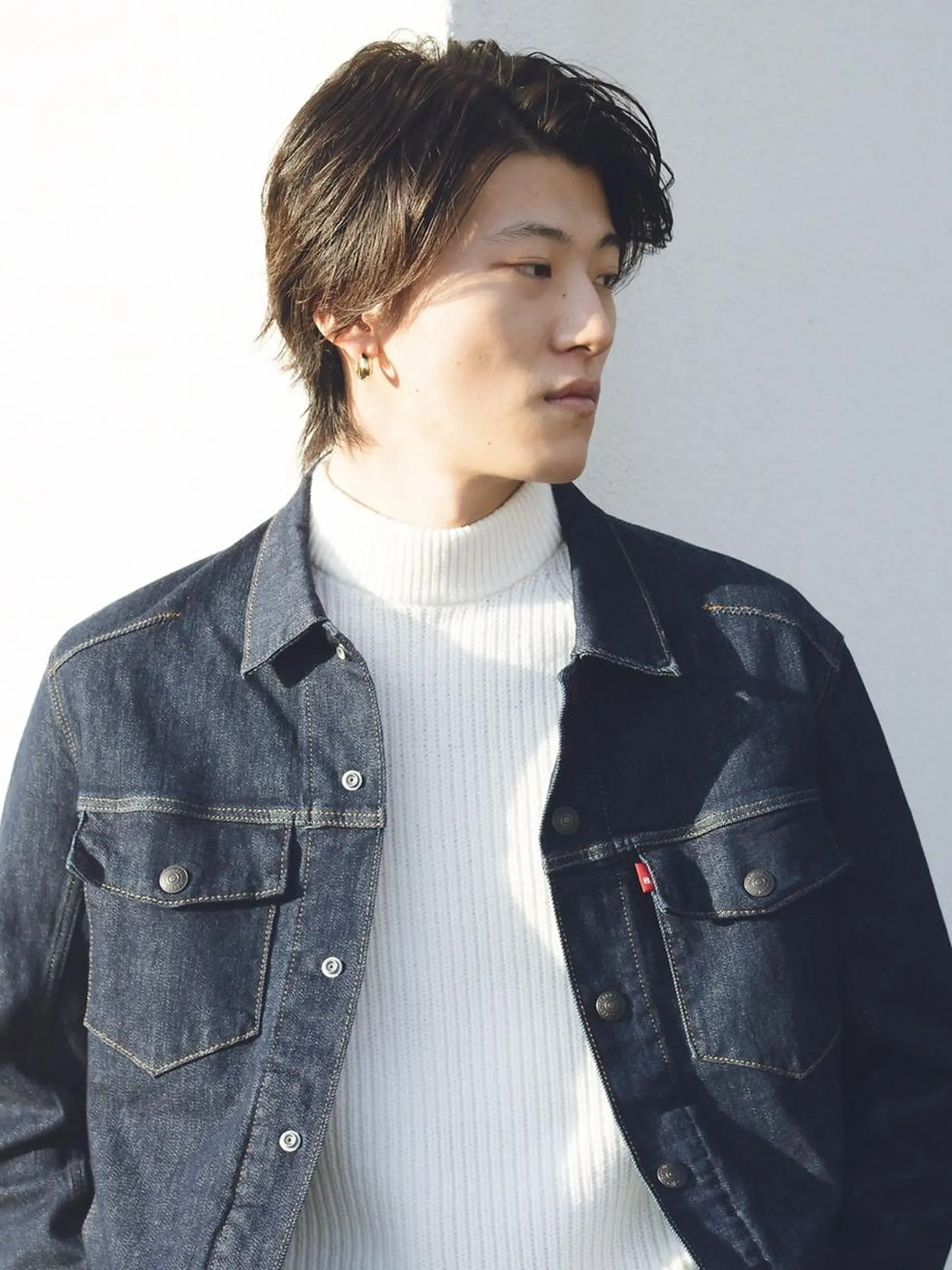 ショート メンズ 柳下 涼のヘアスタイル