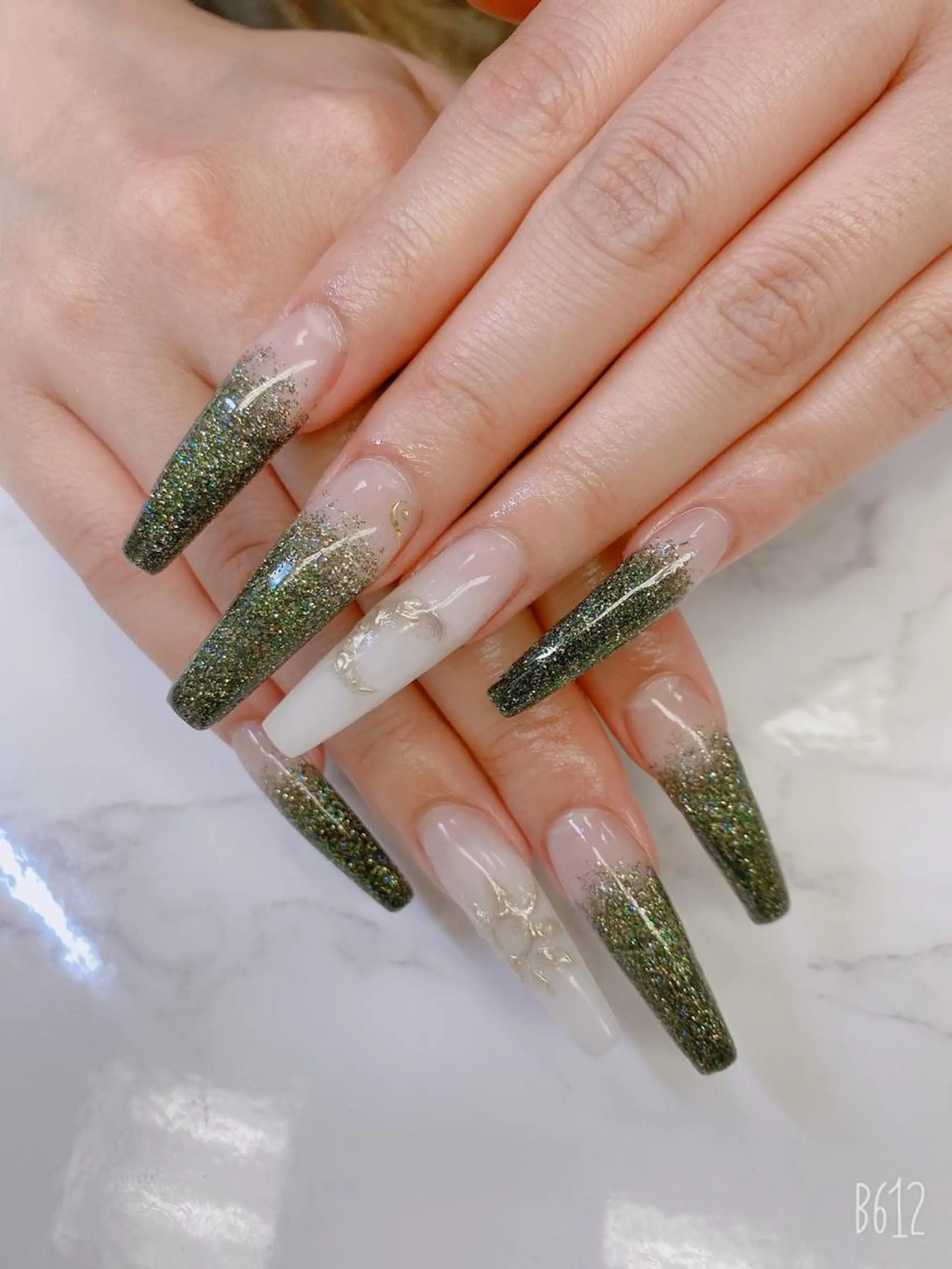 ロング ハンドネイル JNA認定講師🌸 RIEのネイルデザイン