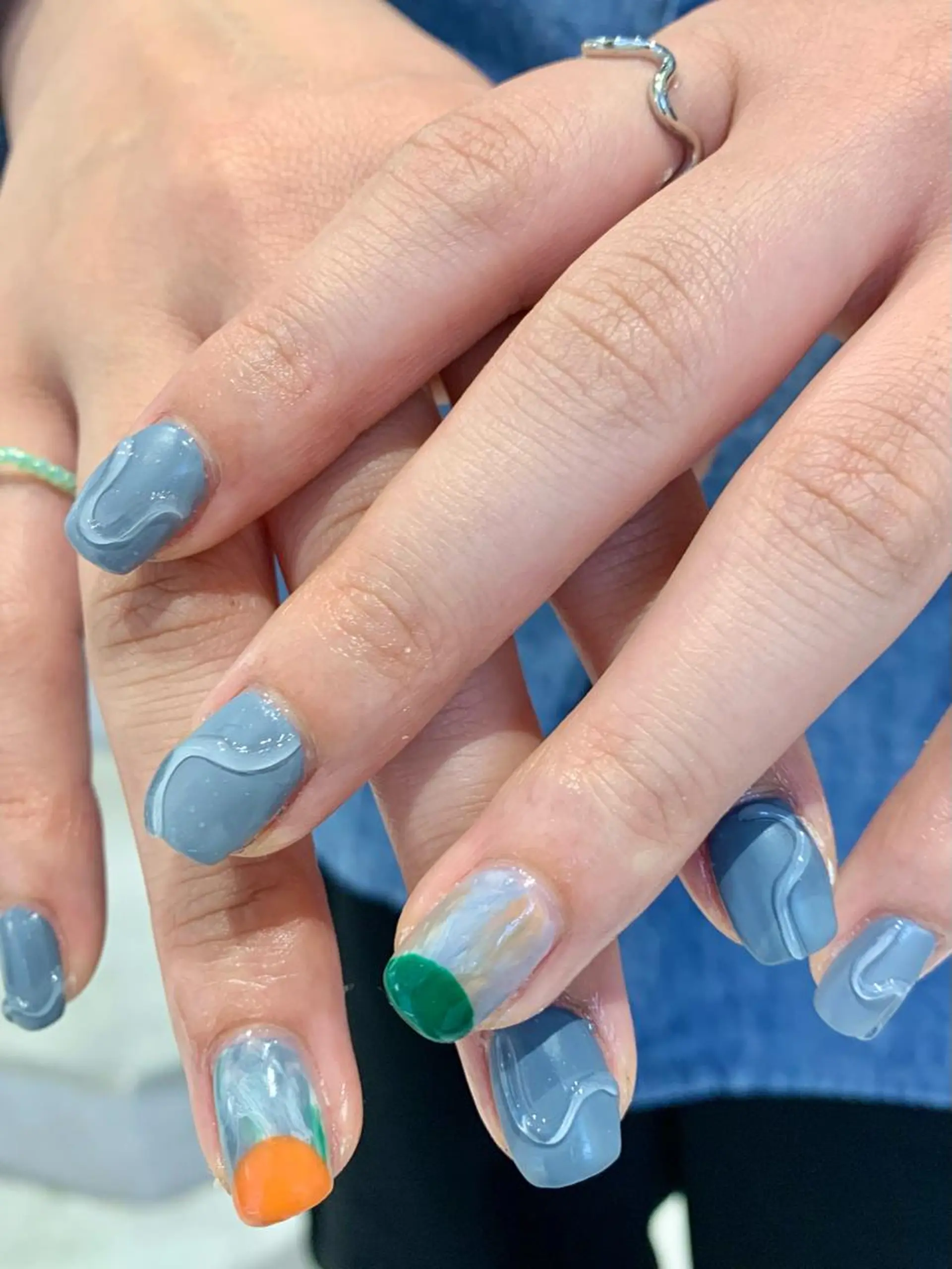 ネイル ぷっくりネイル ハンドネイル Kureha/ネイル トレンドヘアのヘアスタイル