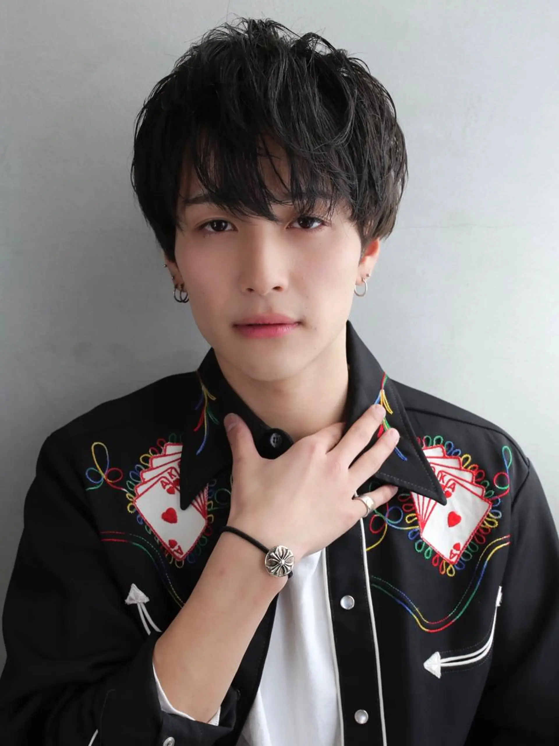 ショート パーマ メンズ 韓国レイヤー🇰🇷 韓国研修◎渋谷カイトのヘアスタイル