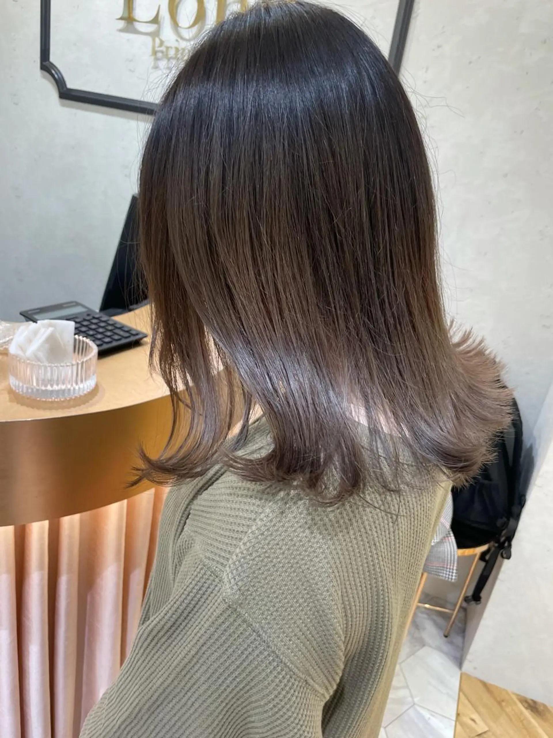 ミディアム カラー カット ヘアカラー トリートメント ♥️ブリーチ/ボブ/ レイヤー♥️maiのヘアスタイル