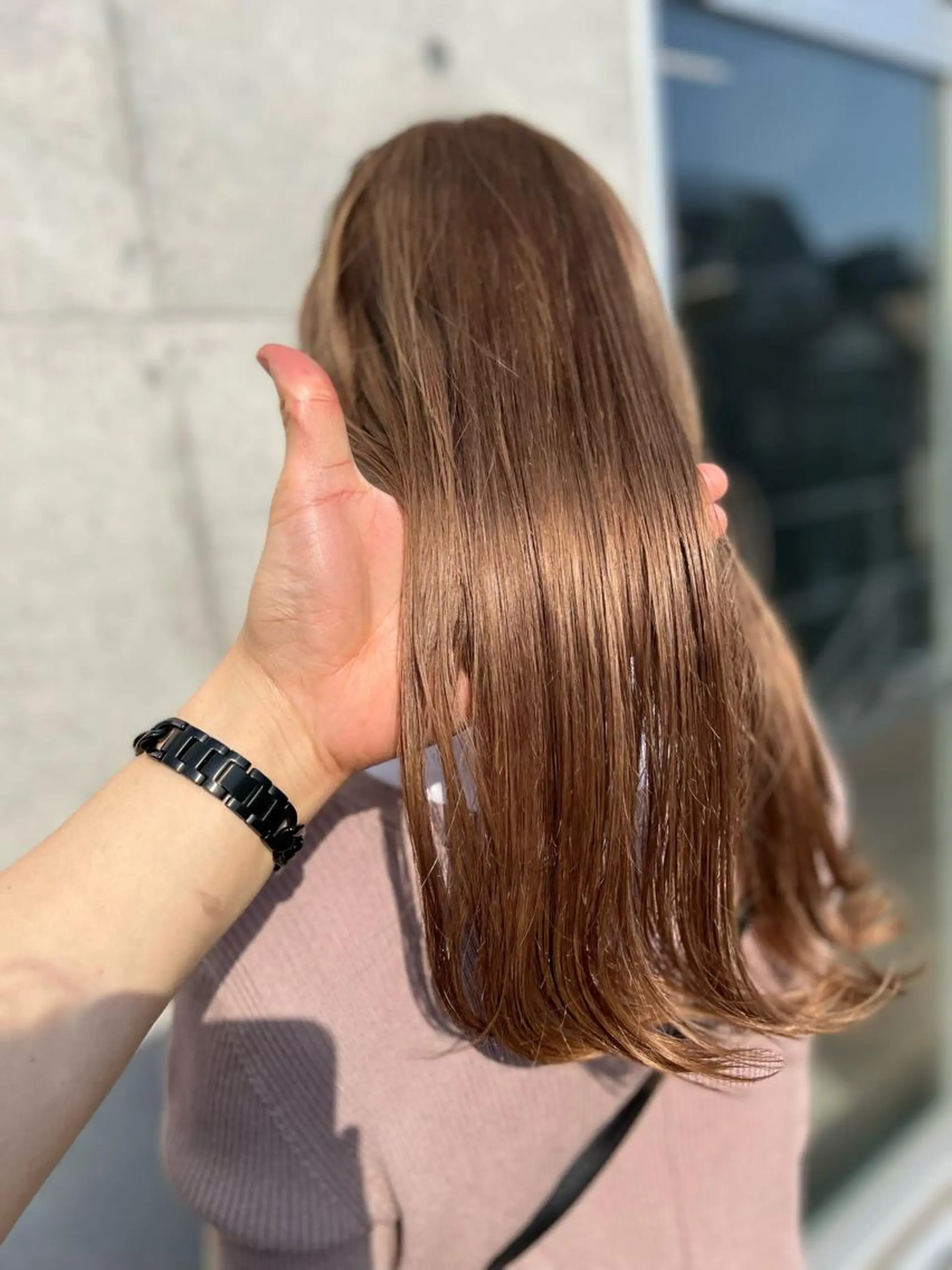 ロング カラー ベージュカラー ブリーチ ブラウンカラー ブラウンベージュ ケアブリーチ 誰よりも丁寧なカット 🍀小林輝のヘアスタイル