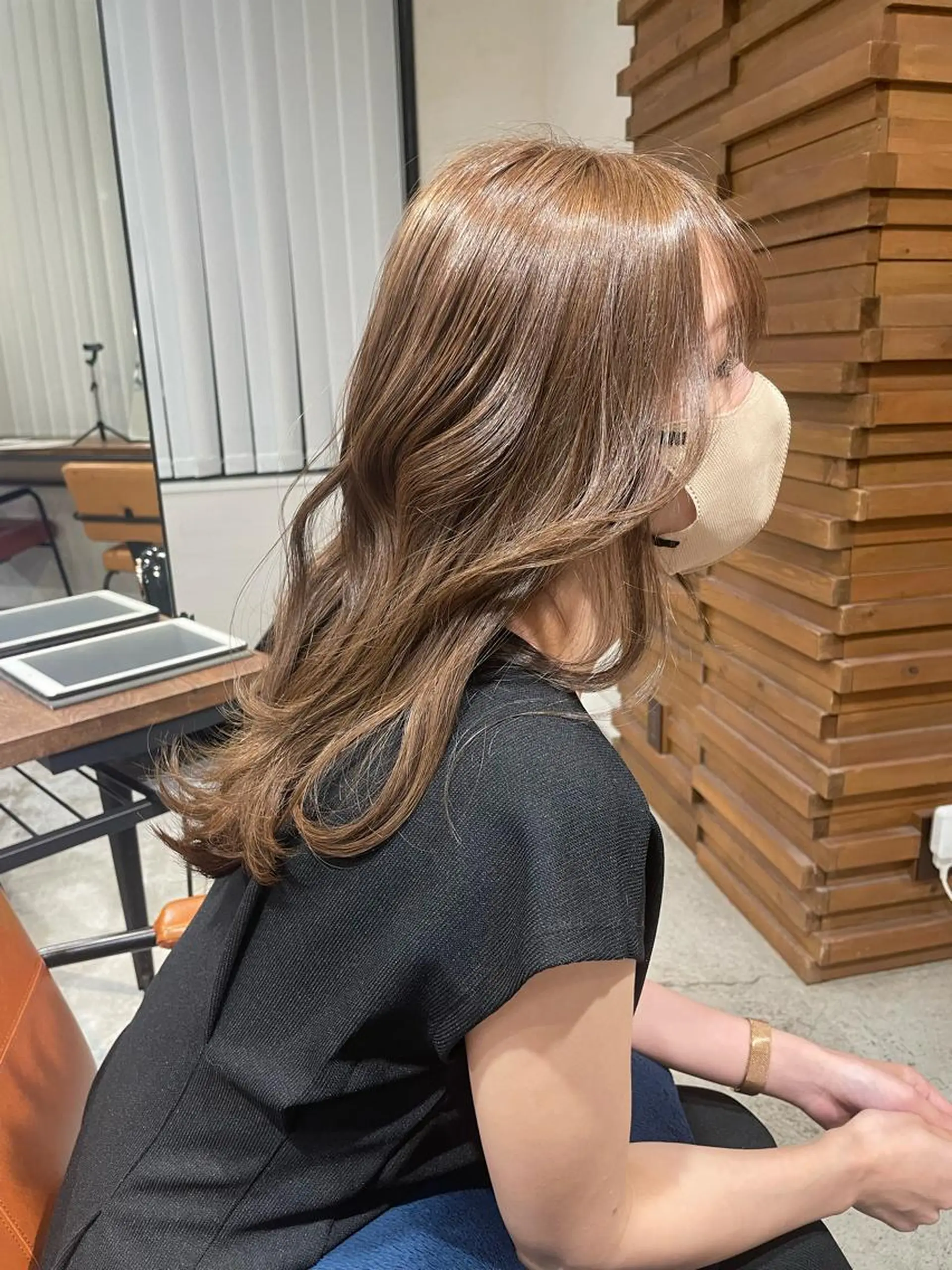 セミロング kiti SAKAE所属・のり/顔まわり/韓国 /レイヤーカットのヘアスタイル