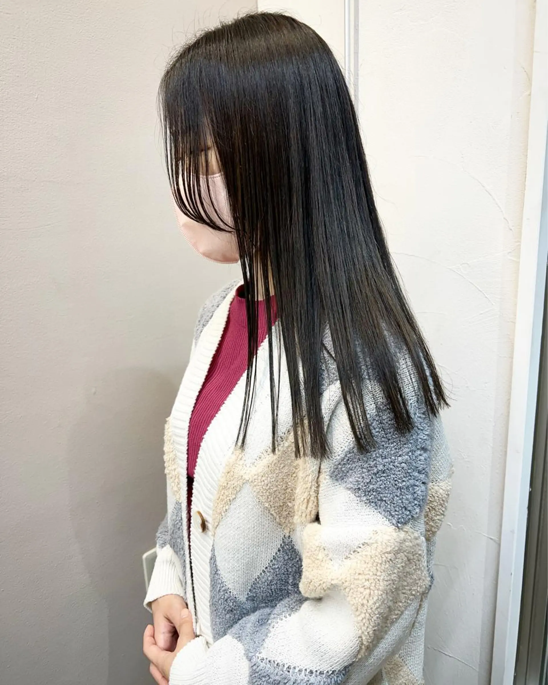 セミロング カラー テトネ タカシのヘアスタイル