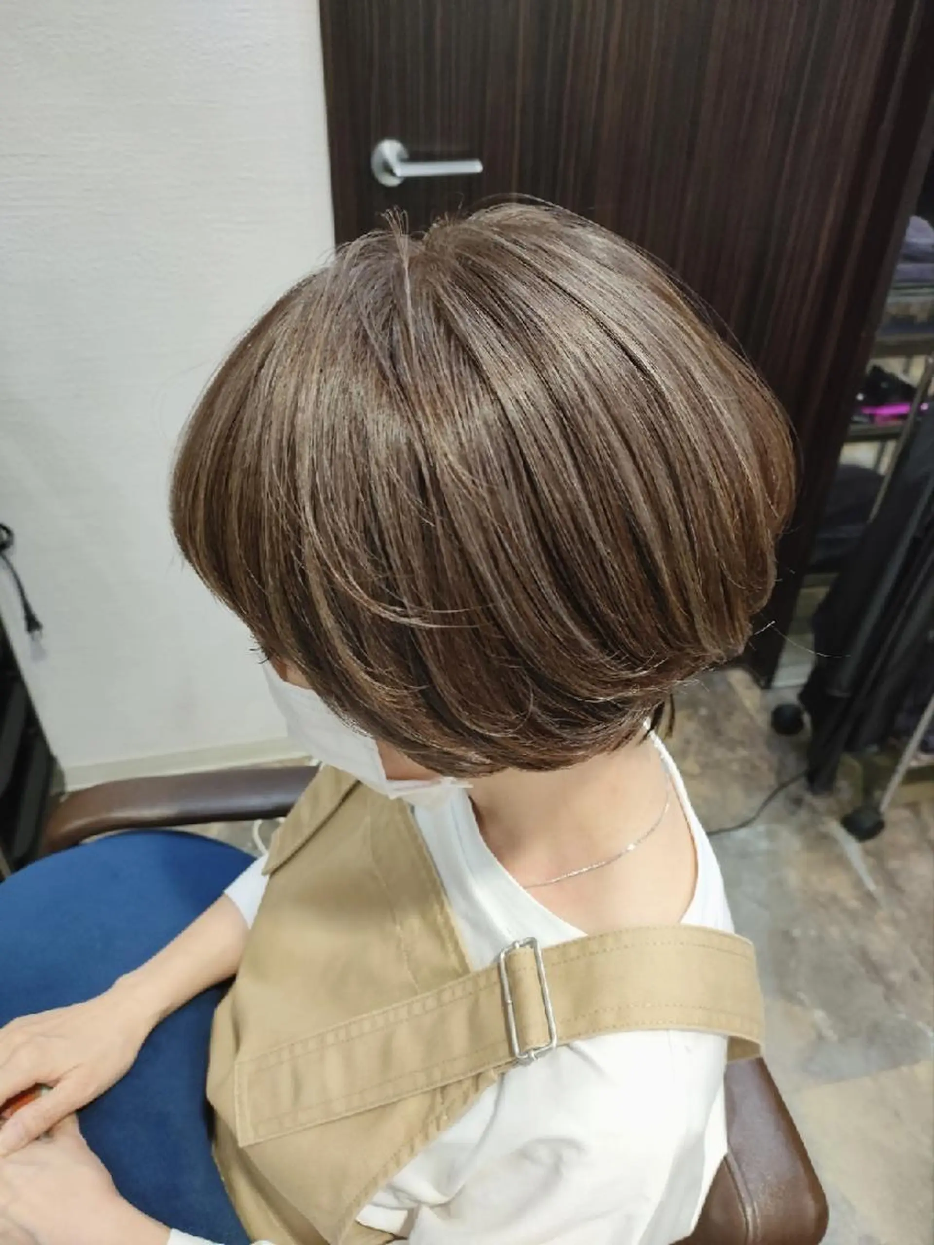 ショート カラー ハイライトカラー ハイライト カット ヘアカラー sepiage trois所属・酒井 亜希のヘアスタイル