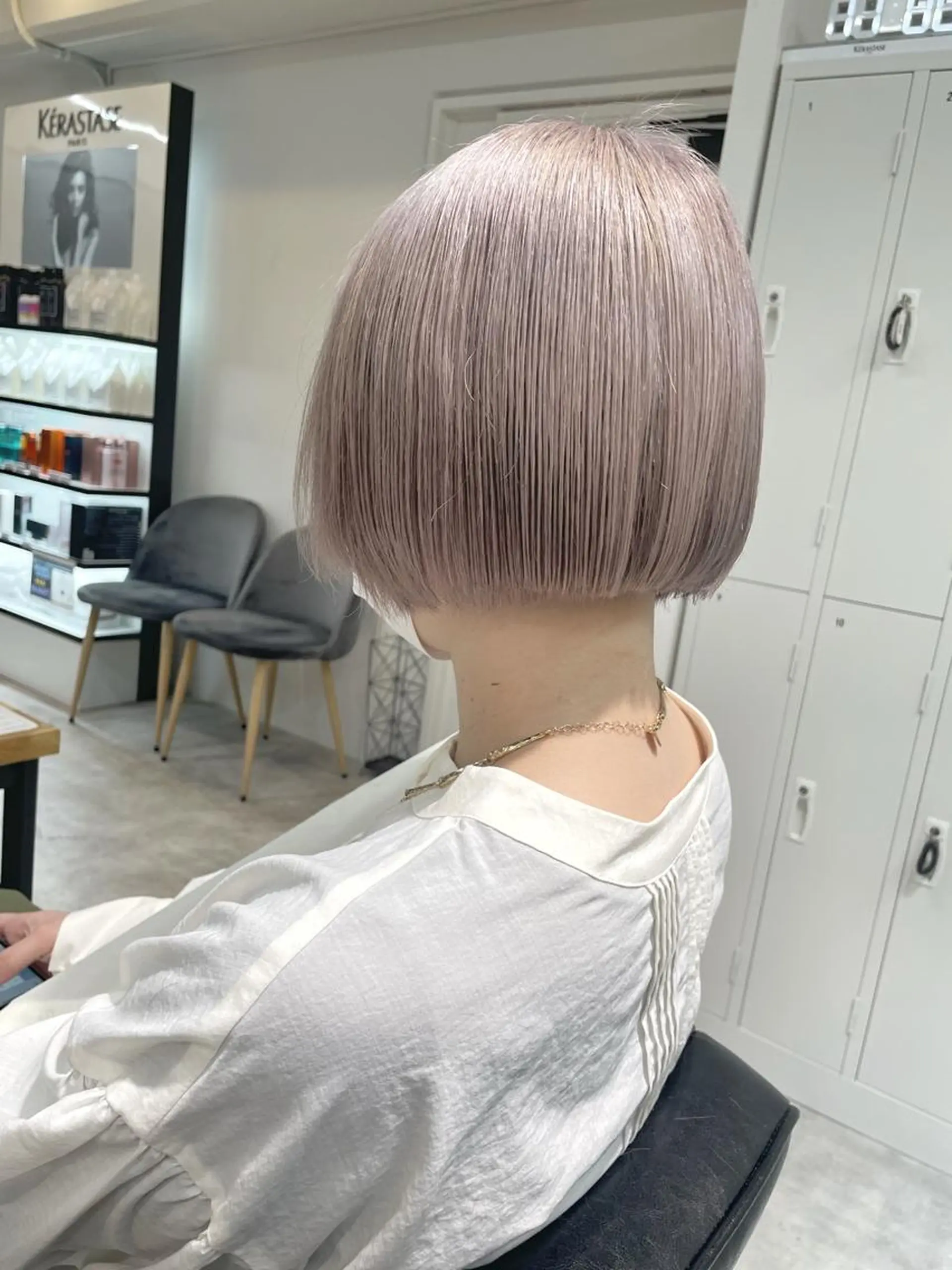 ショート カラー 田中大星 /ボブ 縮毛矯正のヘアスタイル