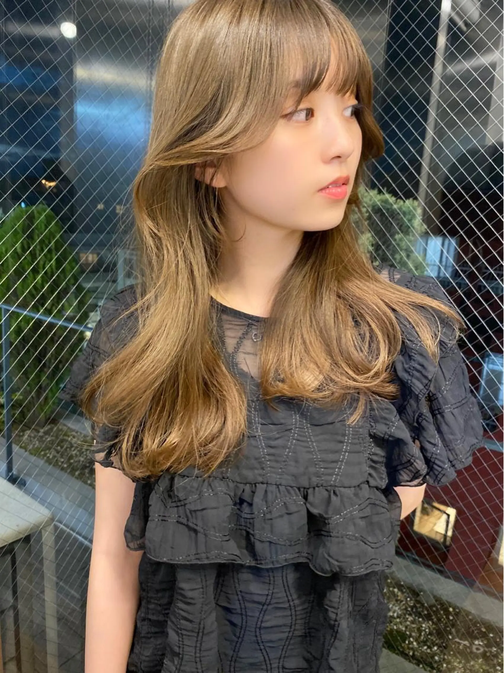 ロング カラー 🥣 hashi 🛋️のヘアスタイル