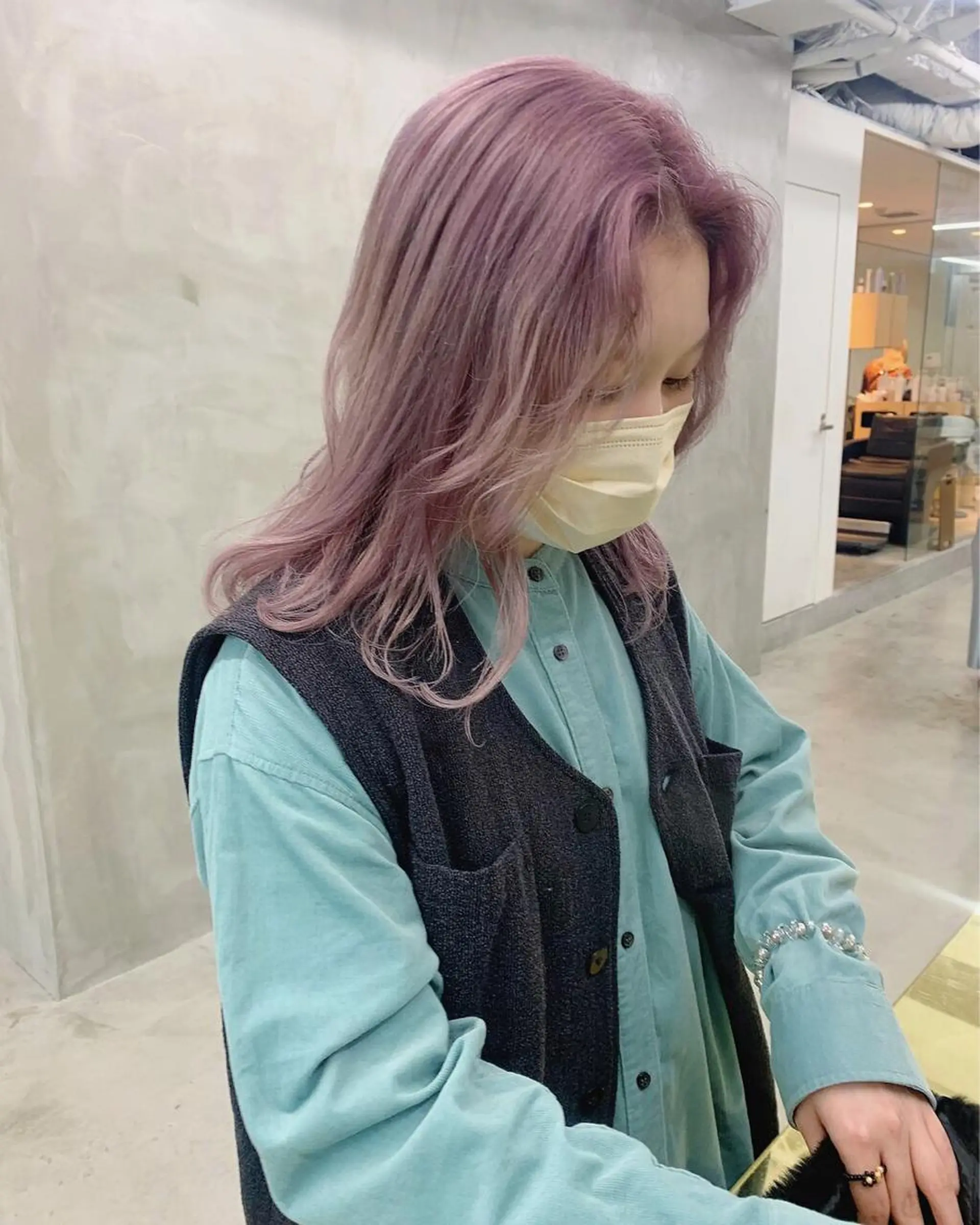 ミディアム カラー yiye 青山所属・無料カットモデル募集 🌱ひょうがのヘアスタイル