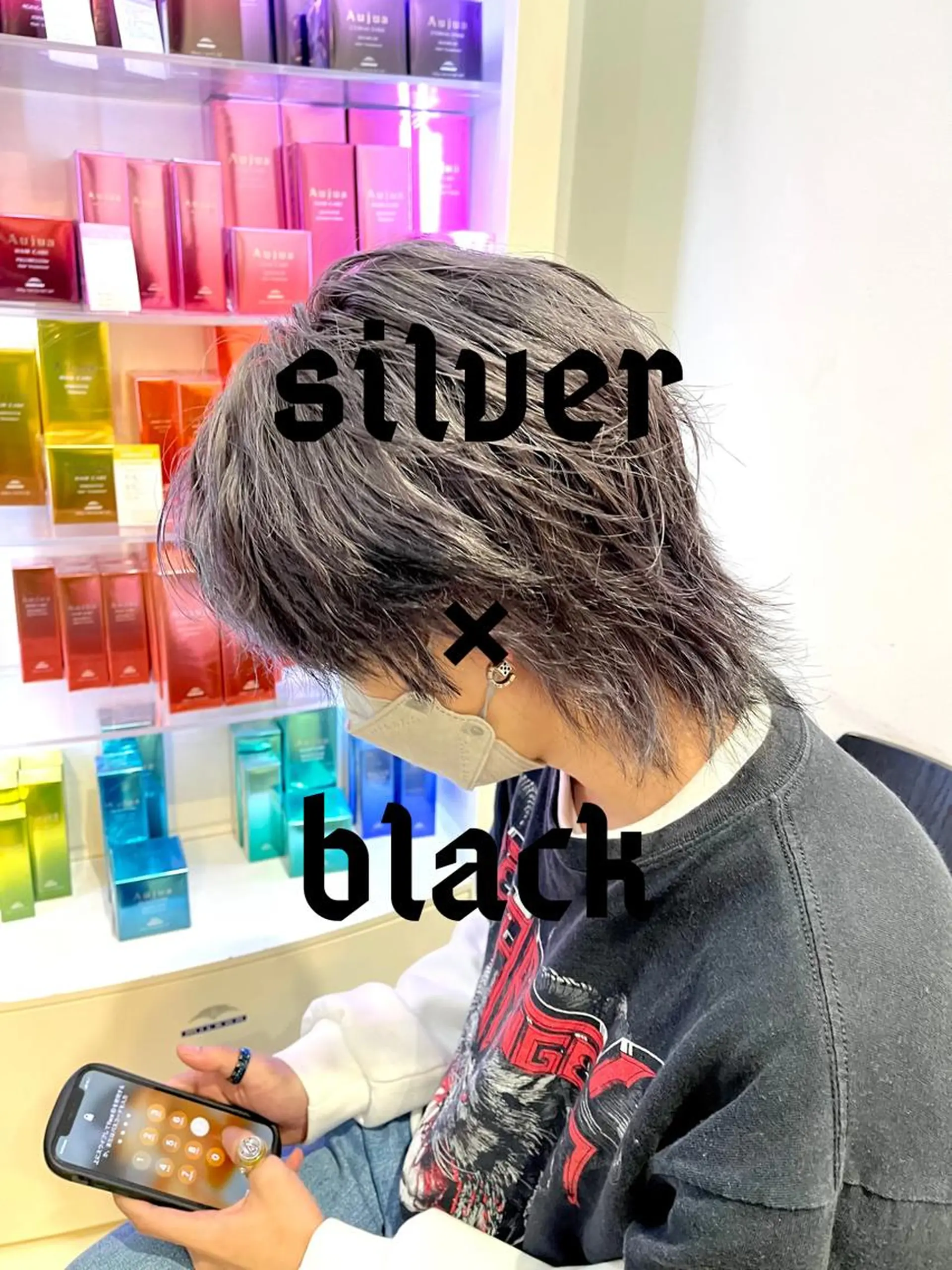 ショート カラー メンズ メンズブリーチ メンズハイライト メンズハイトーン メンズインナーカラー メンズウルフカット カット ヘアカラー トリートメント 🥇メンズパーマ /縮毛矯正/木村神心のヘアスタイル