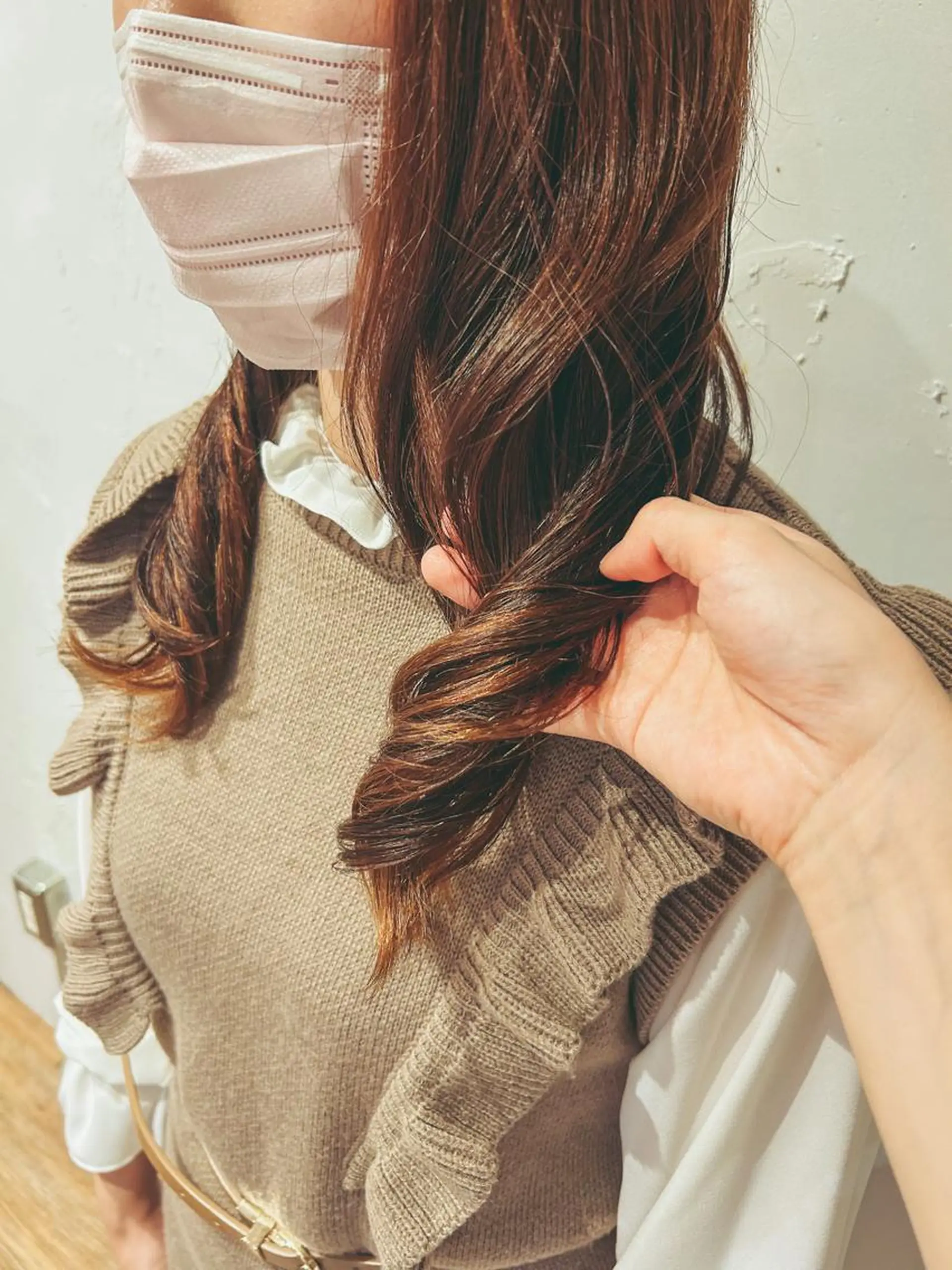 ロング パーマ Lilly所属・成田 智彩のヘアスタイル